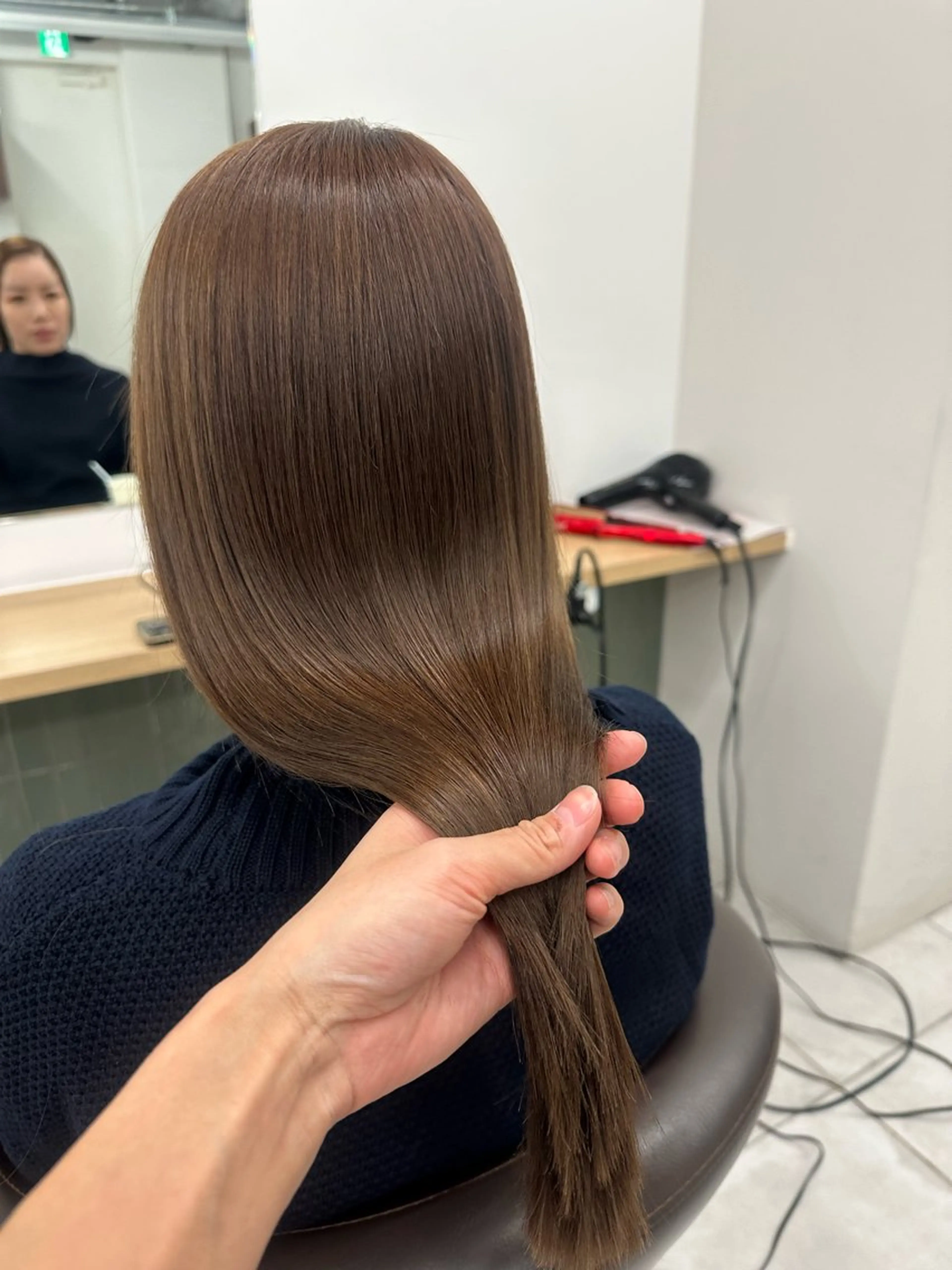 ミディアム カラー キッズ ヘアカラー トリートメント ヘッドスパ オトナヘア🌸 harukaのヘアスタイル