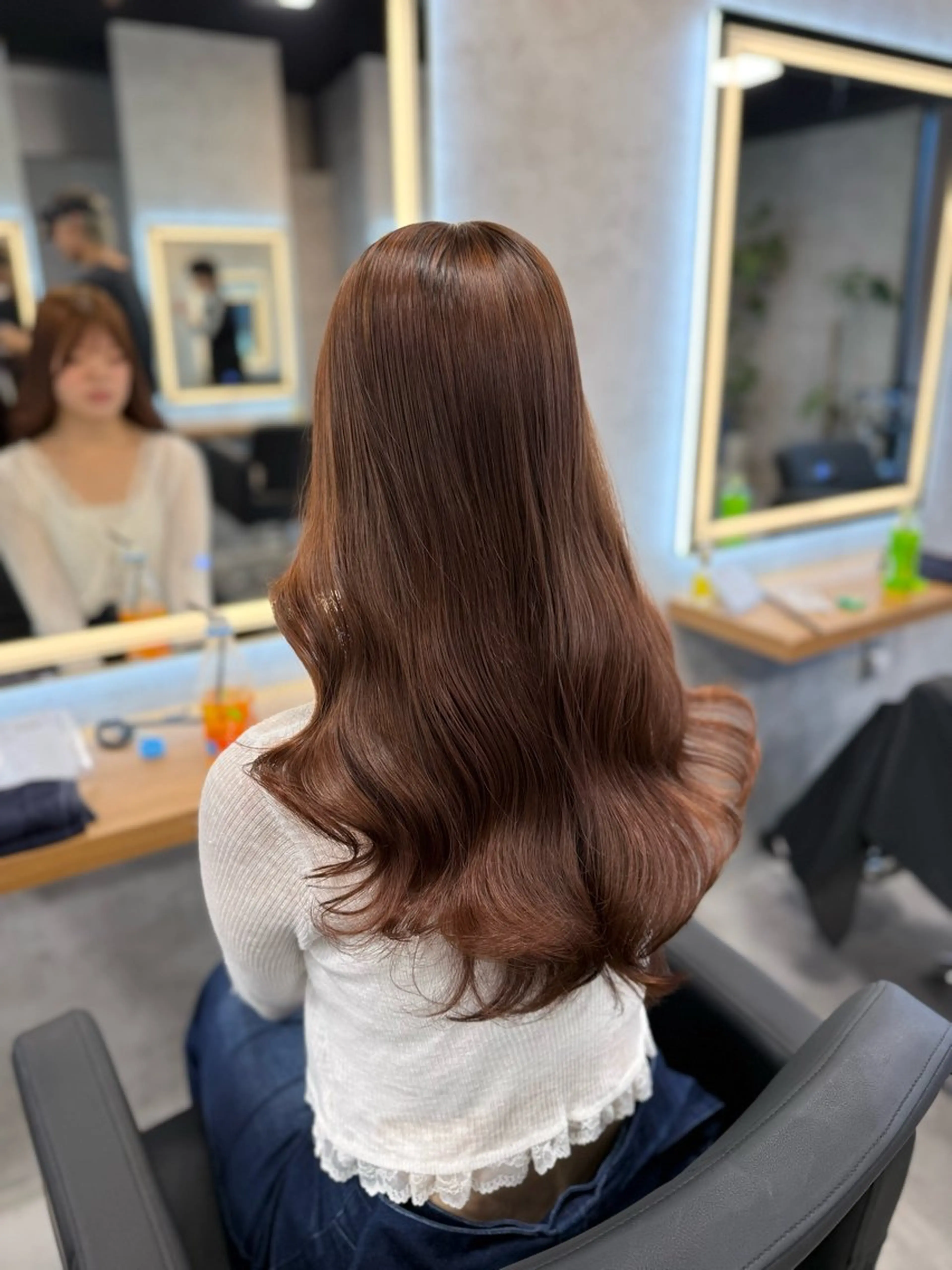 ロング カラー ヘアアレンジ ヘアカラー トリートメント ヘアセット レイヤー×透明感カラ ーHAYATOのヘアスタイル