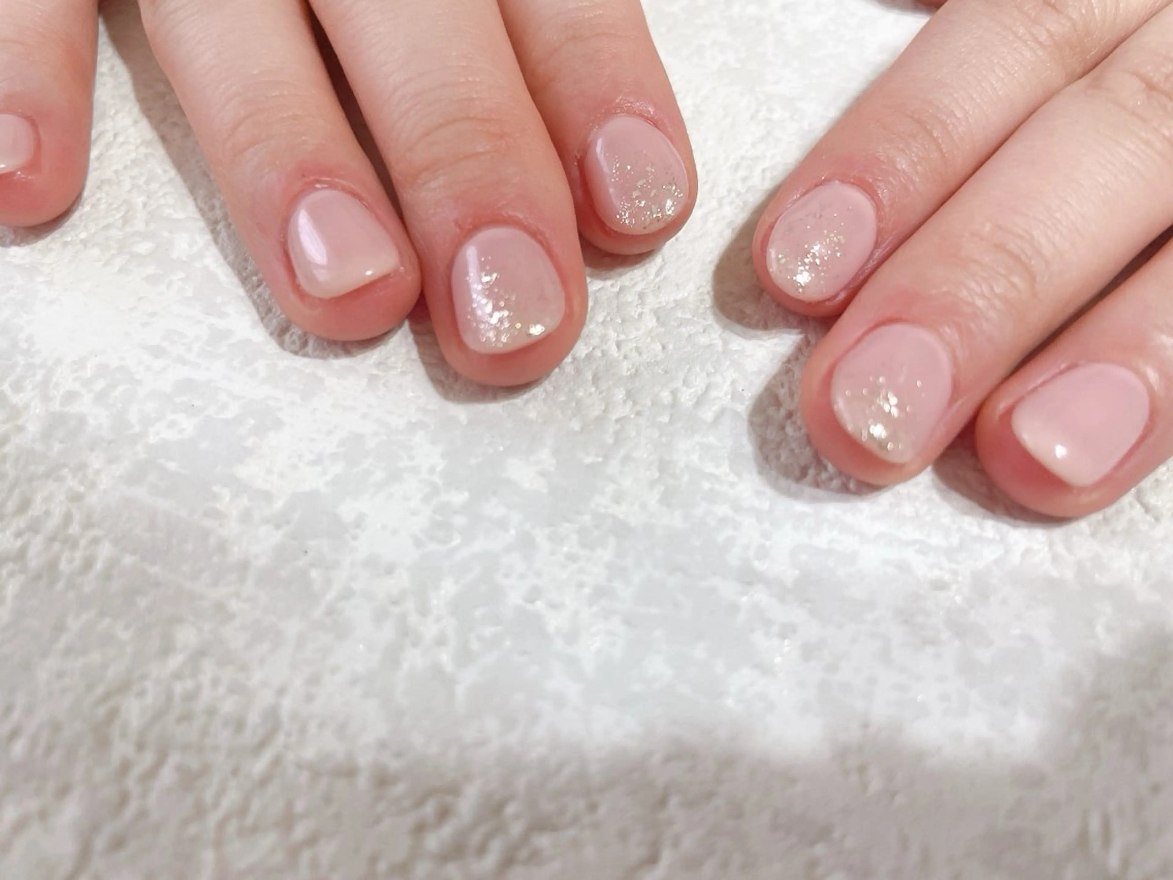 ネイル ジェルネイル 韓国ネイル パラジェル シンプルネイル 冬ネイル kikinail 溝の口のネイルデザイン