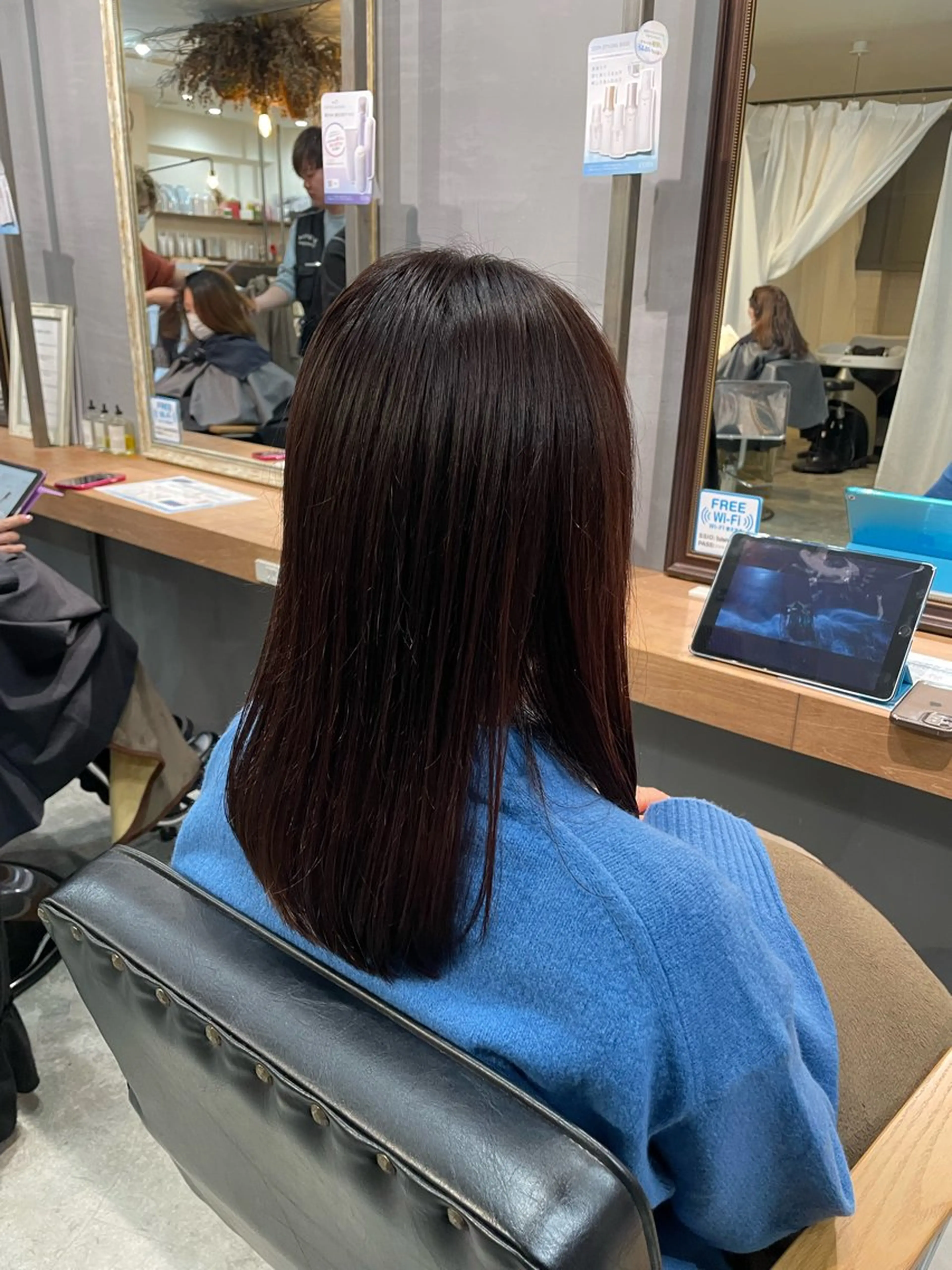 ミディアム カラー カット ヘアカラー 顔周りカット 🎀サヤカ🎀のヘアスタイル