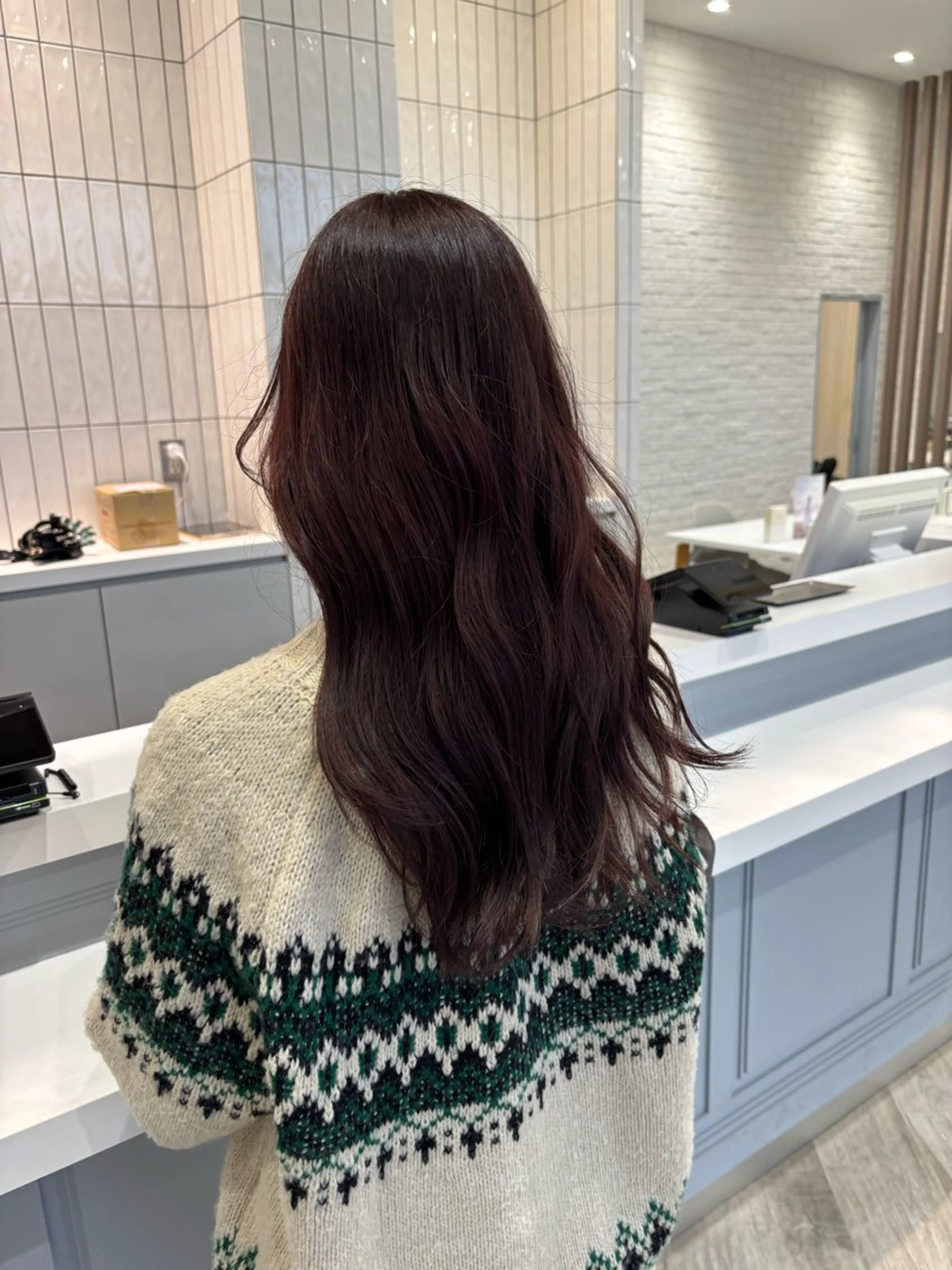 ロング カラー レッドカラー ヘアカラー RYO🤎 熊谷/籠原/深谷のヘアスタイル