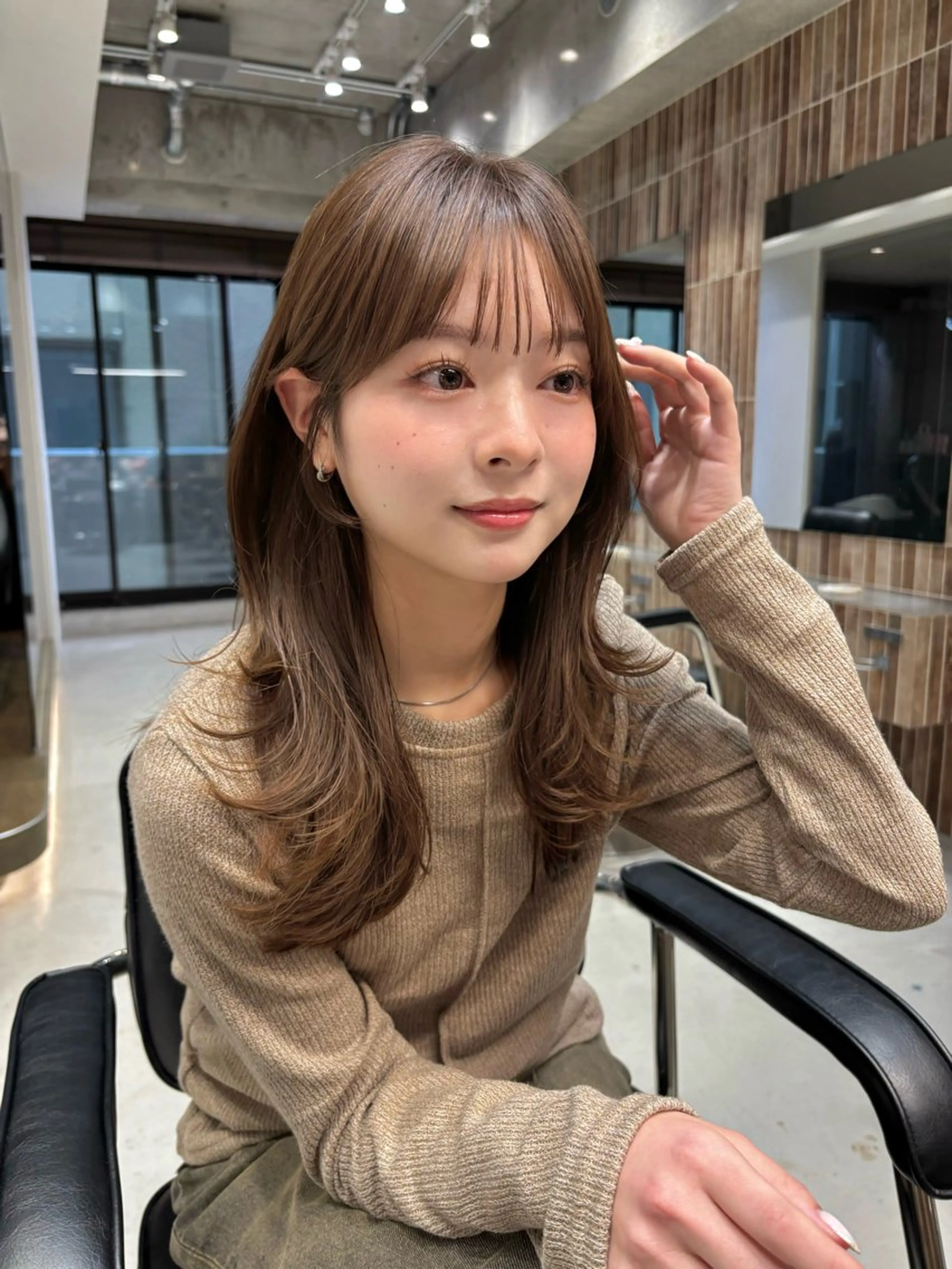 セミロング 横浜/レイヤーカット /yukari🌷のヘアスタイル