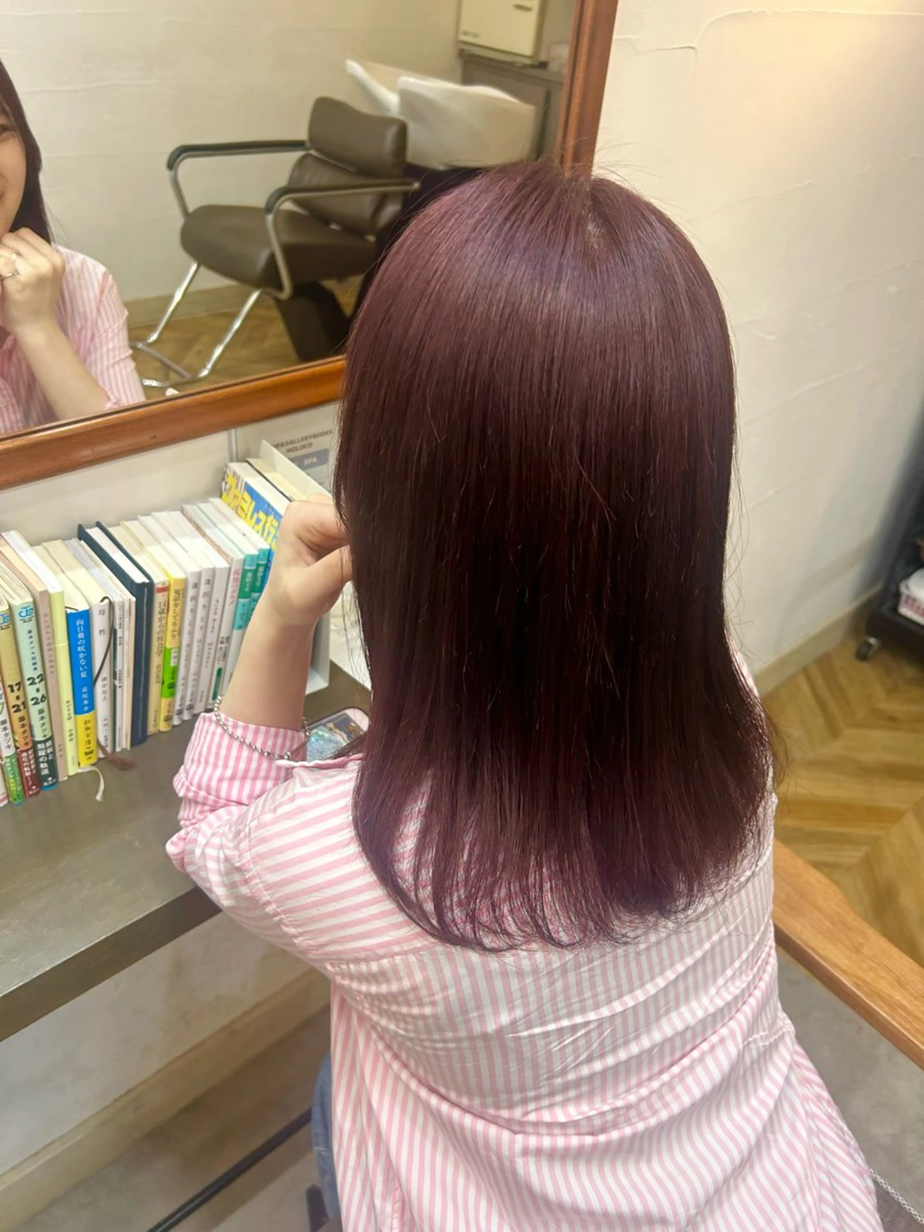 セミロング カラー 🌱メンズカット募集 中🌱ナノコのヘアスタイル