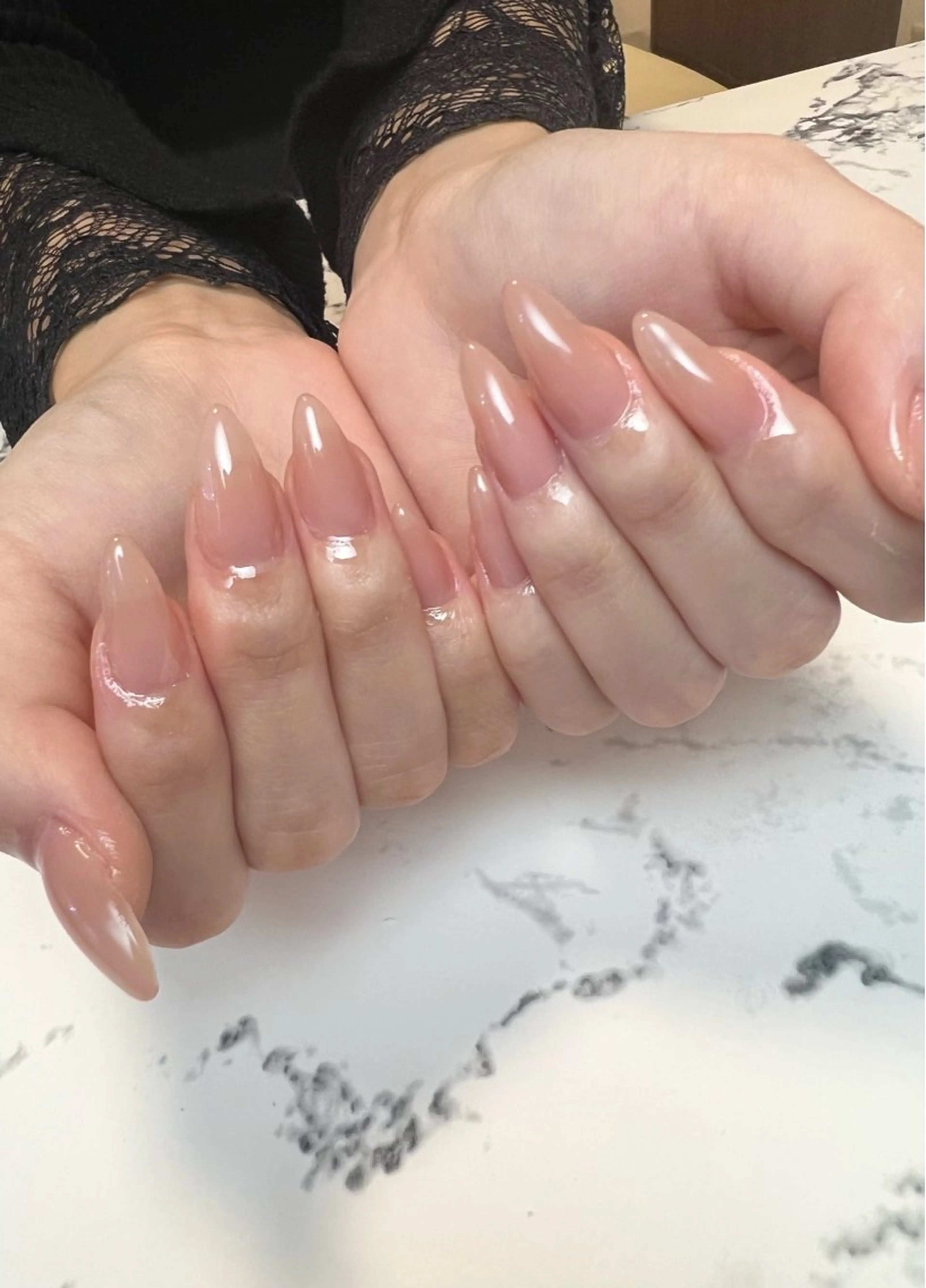 ネイル ジェルネイル ワンカラーネイル ray's nailのネイルデザイン