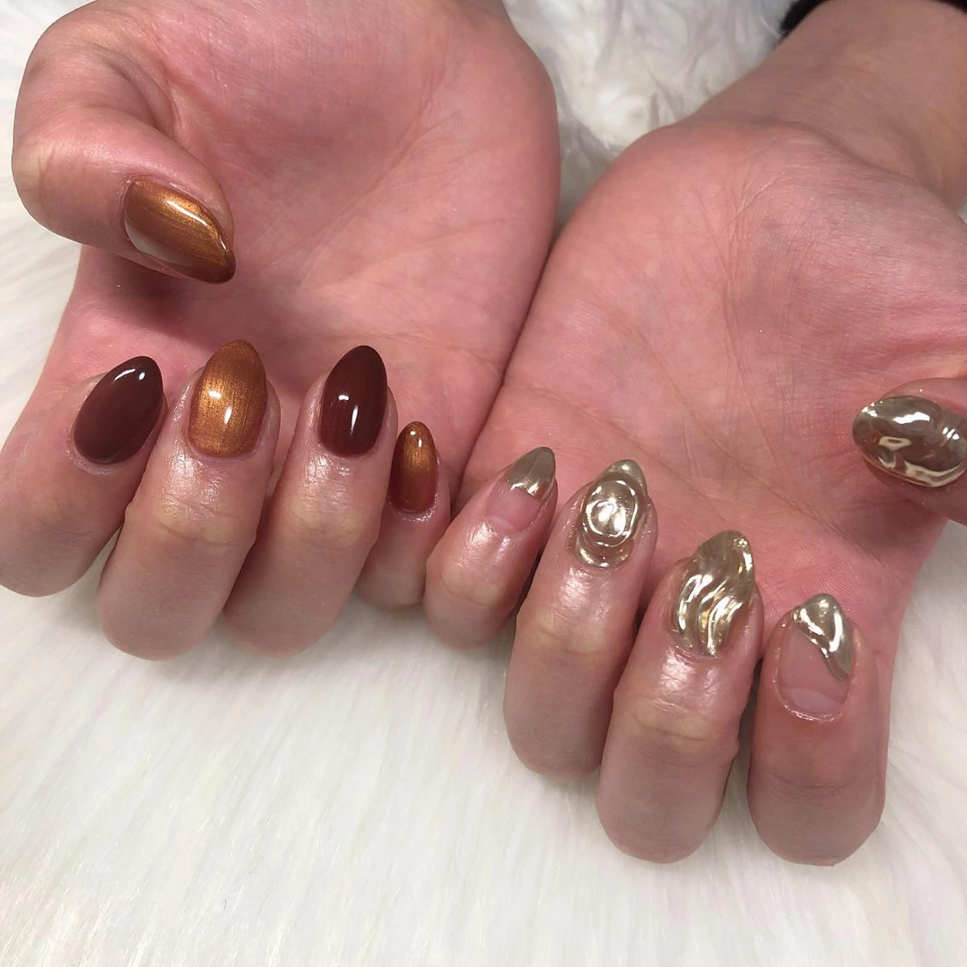 ネイル ハンドネイル 西岡 杏のネイルデザイン