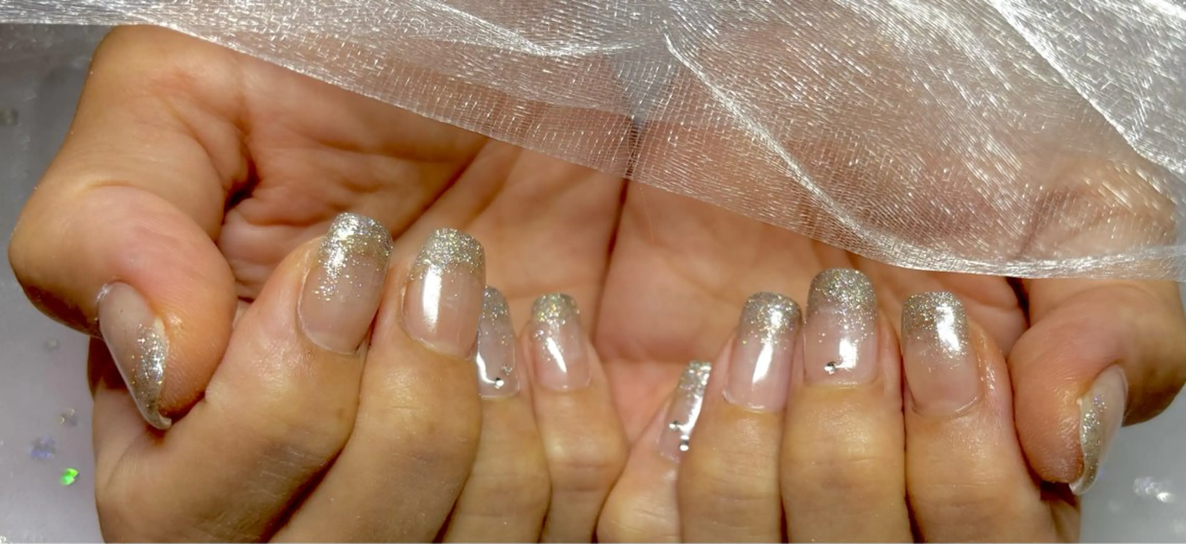 ネイル フレンチネイル グラデーション PuaMo. mikieのネイルデザイン