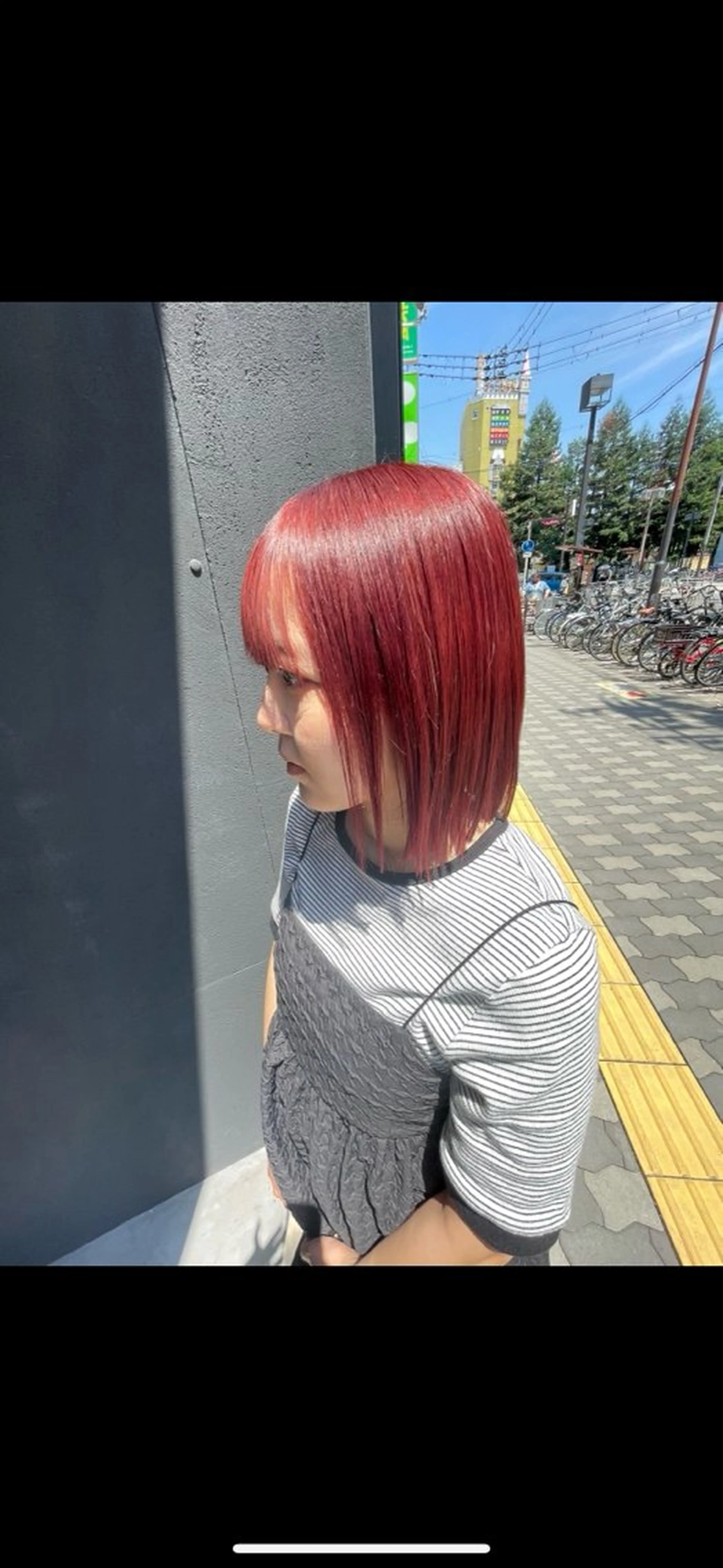 カラー 艶髪カラー/レイヤ ー支持No.1renのヘアスタイル