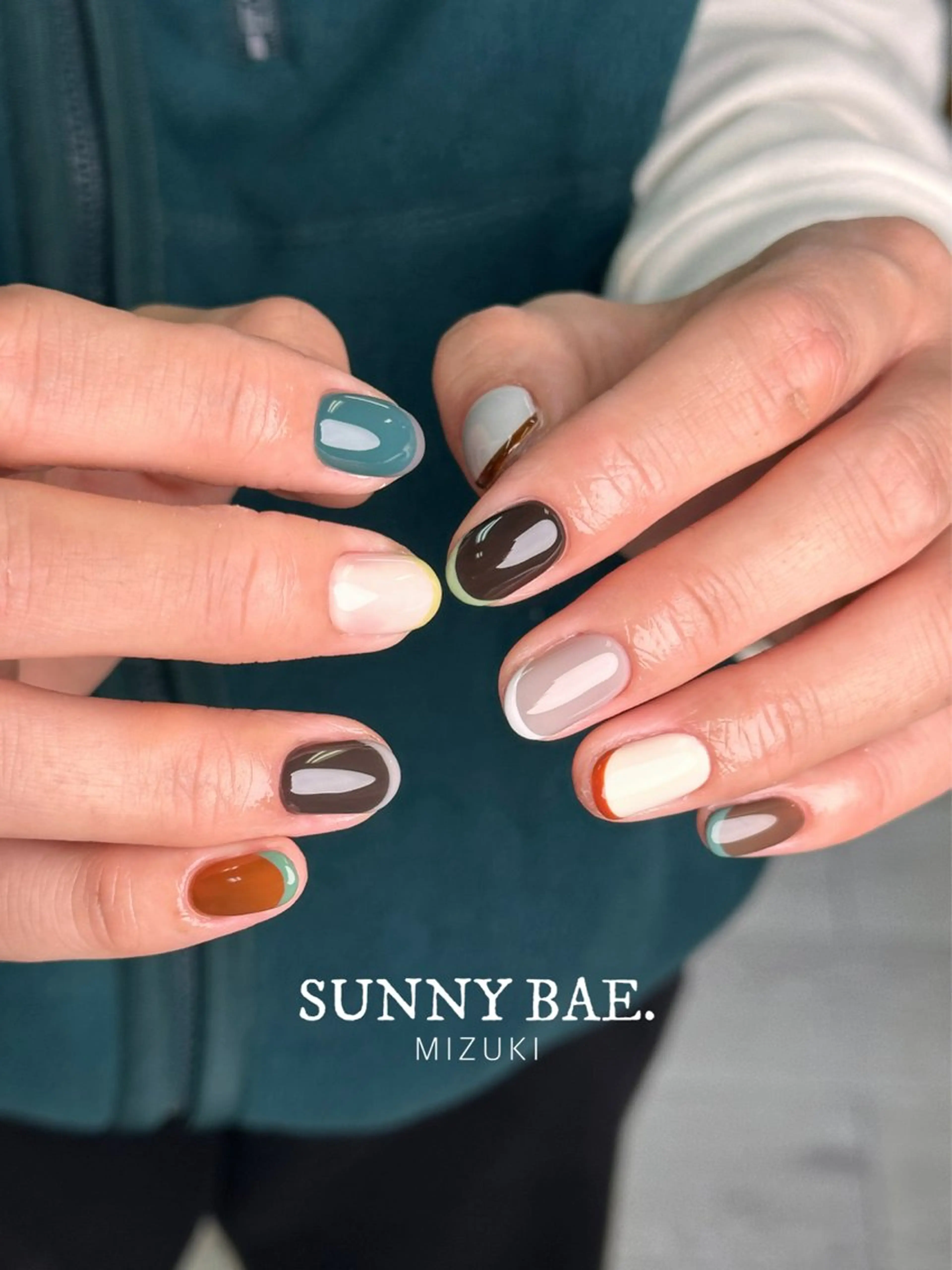 ネイル フレンチネイル SUNNY BAE. 🌼MIZUKIのネイルデザイン