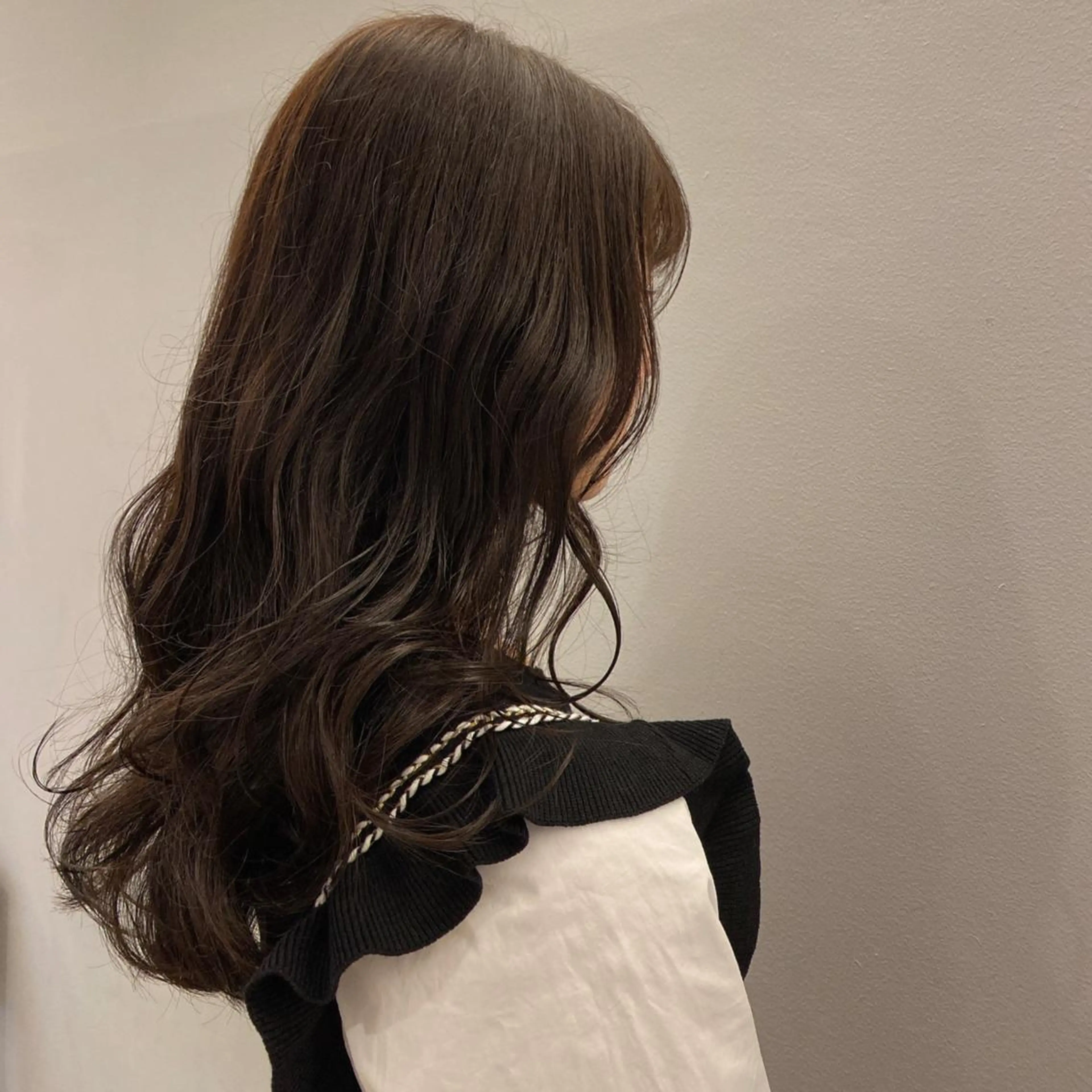 ロング 顔周りデザイン/ ママ美容師/濱ほのかのヘアスタイル