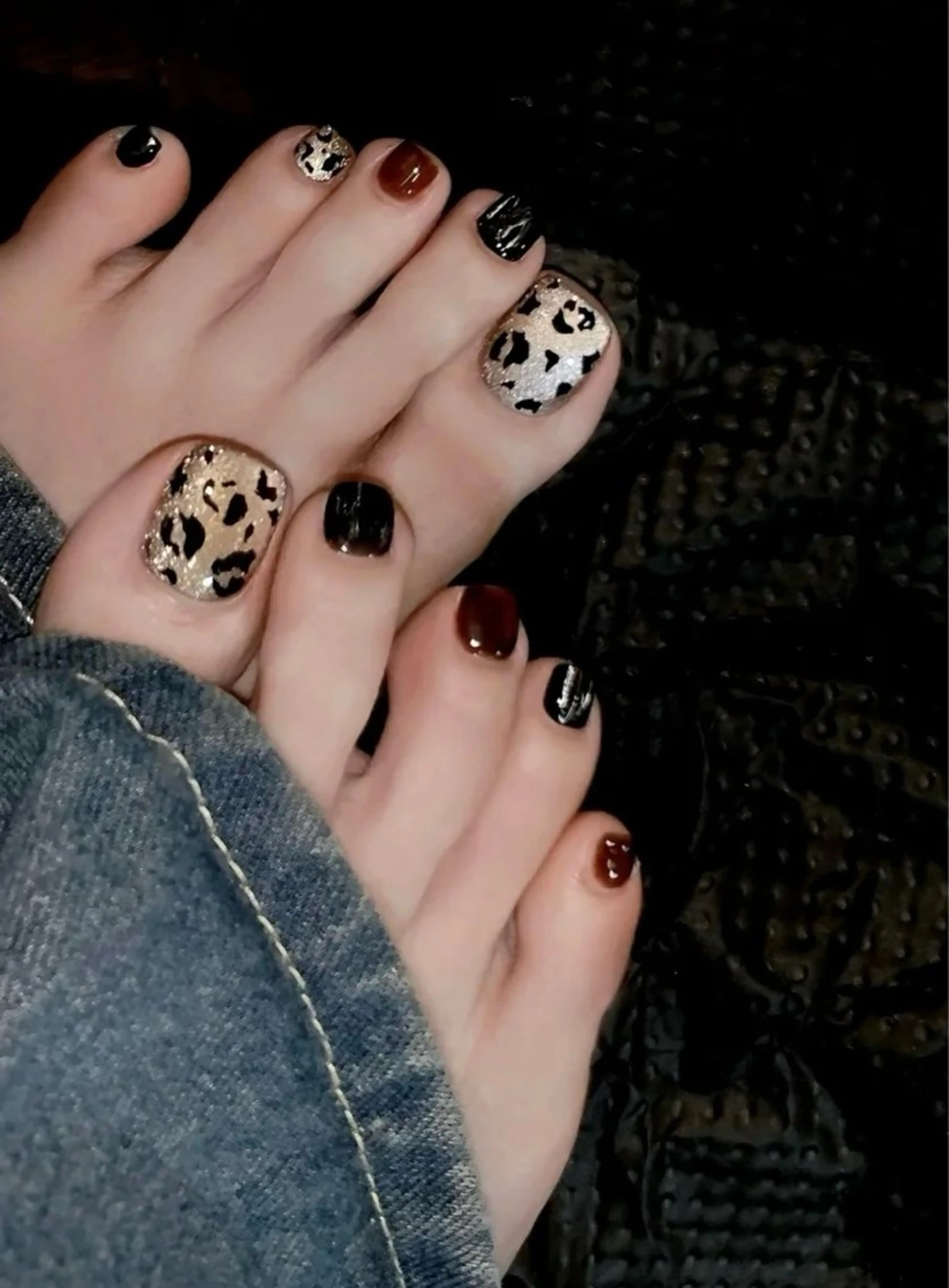 🌷✨️フットネイル持ち込みデザイン90分コース(保湿フットバス付き)【ジェルオフ無料ケア込み】の写真