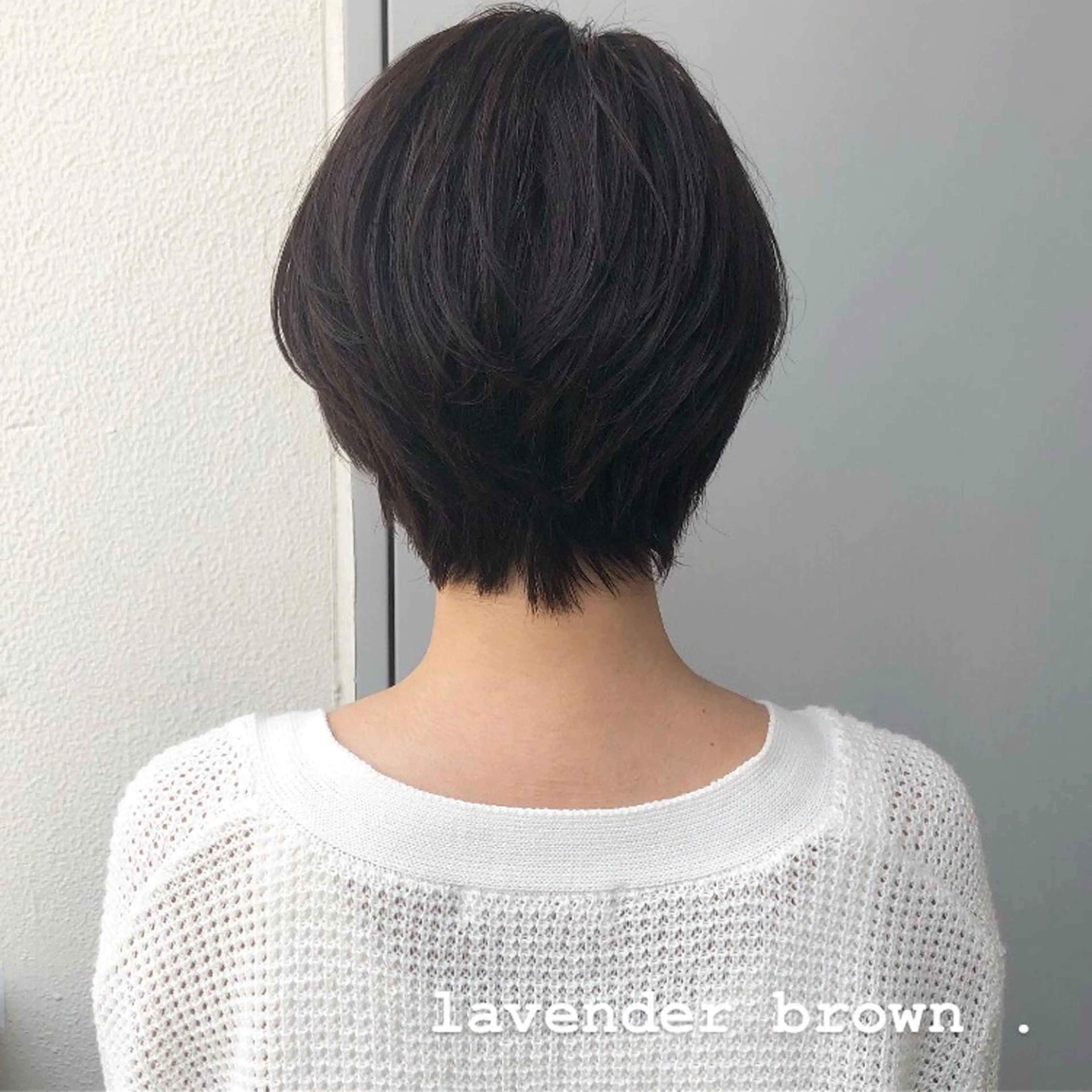 ショート カラー ヘアアレンジ ブラウンカラー ラベンダーカラー ラベンダーブラウン トレンド眉🌈✨ arisaの眉毛・アイブロウイメージ