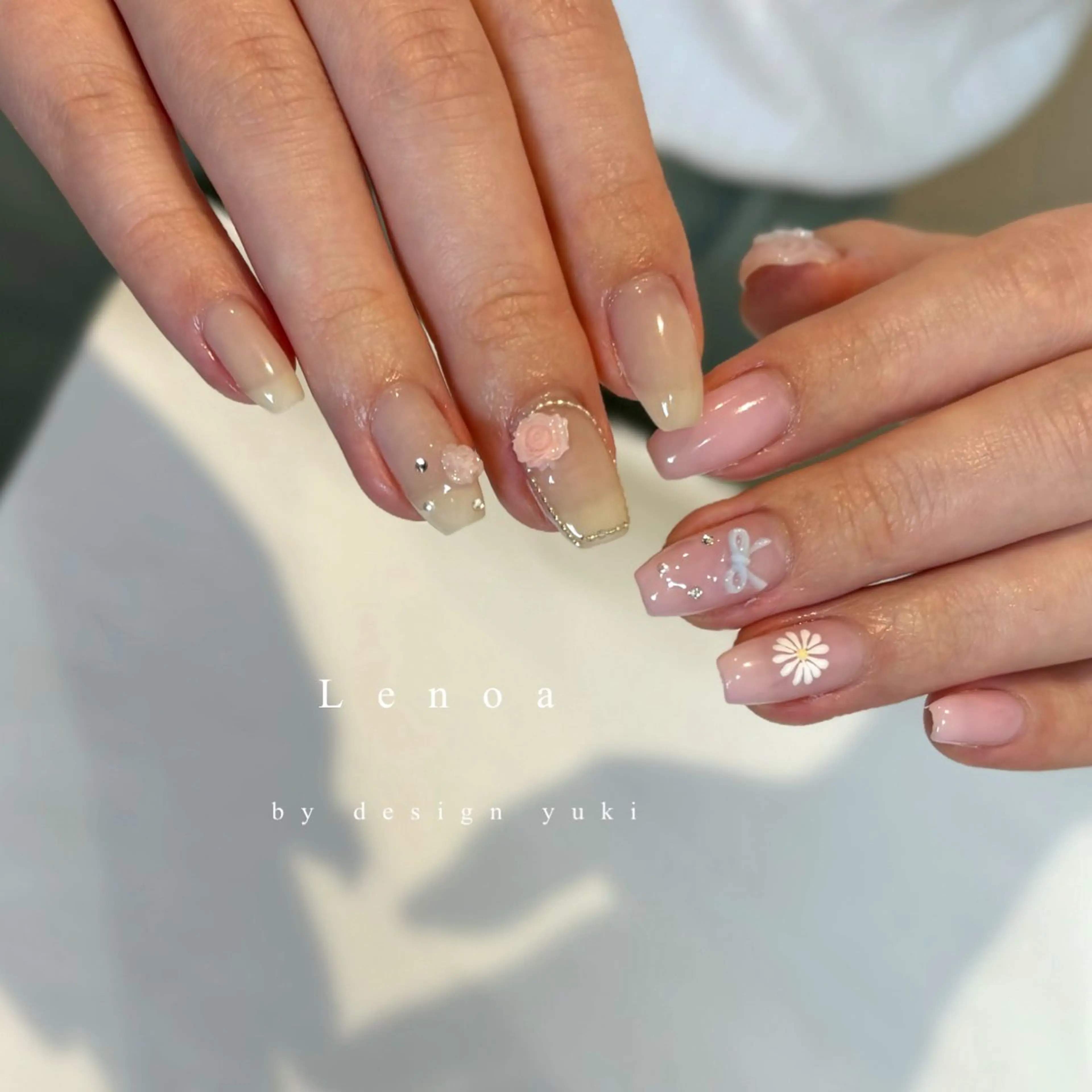 ネイル ハンドネイル Lenoa Yukiのネイルデザイン