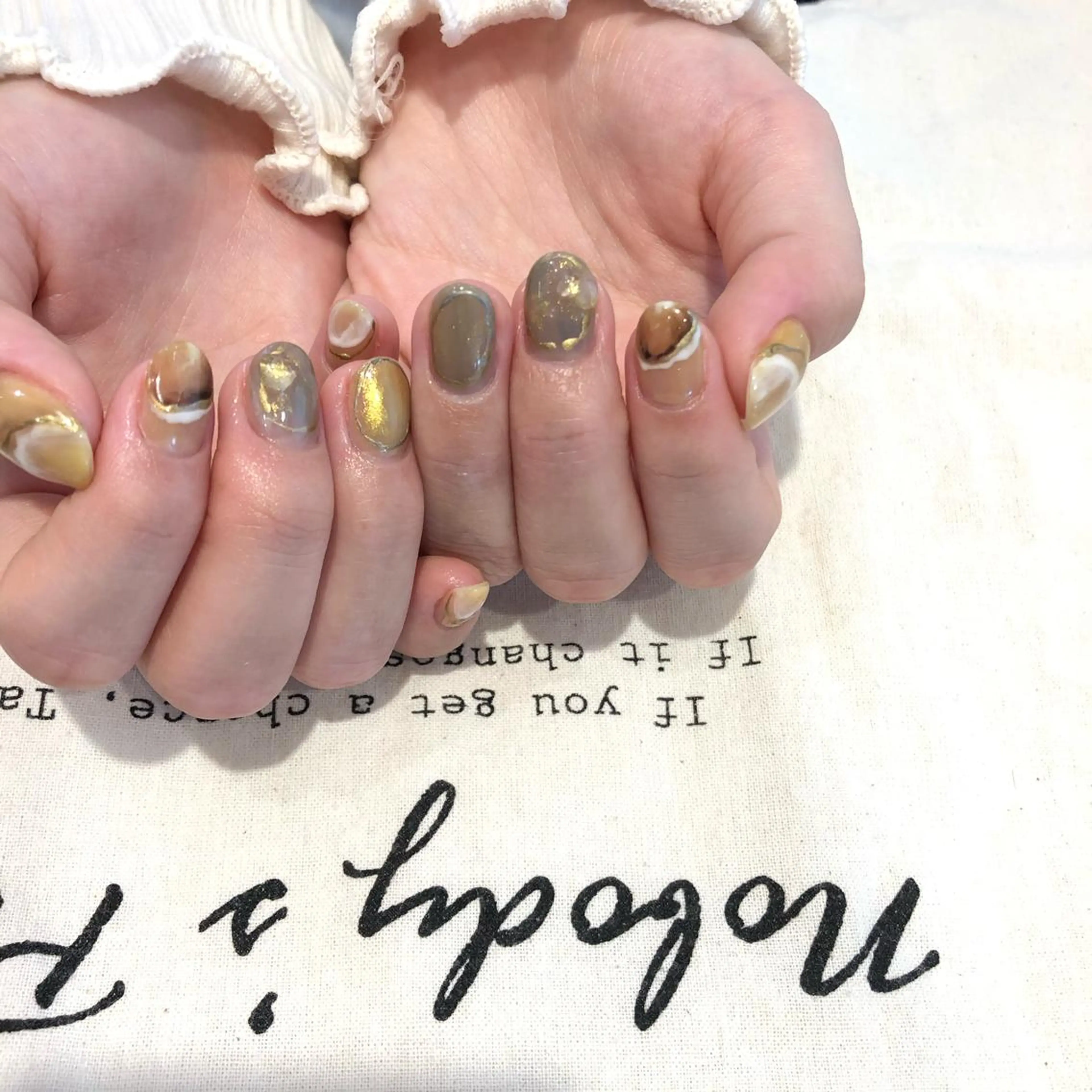 ネイル 持ち込み ハンドネイル EARTH nanaのネイルデザイン