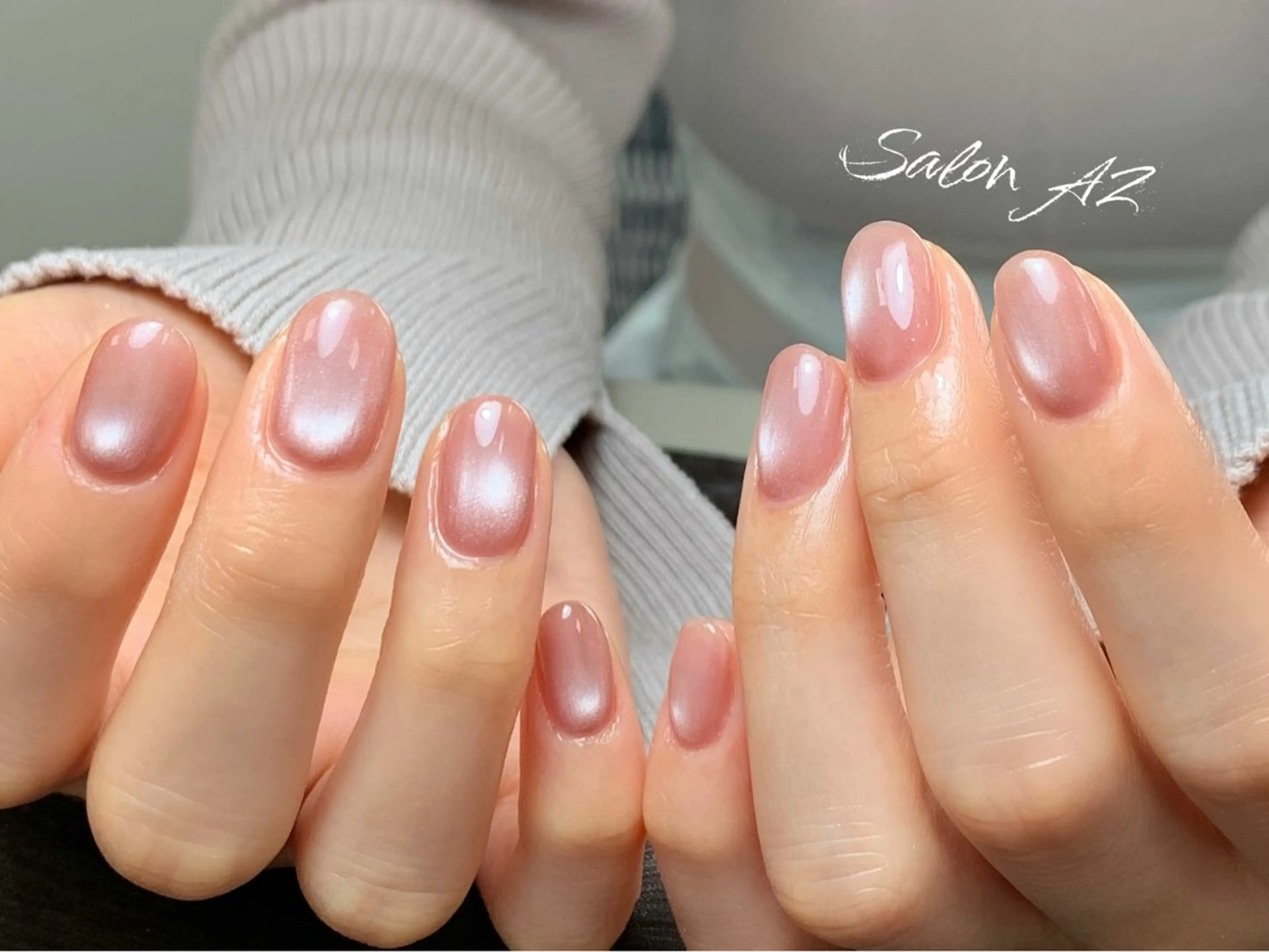 ネイル アートネイル フットネイル フレンチネイル マグネットネイル 持ち込み ハンドネイル salon AZのネイルデザイン