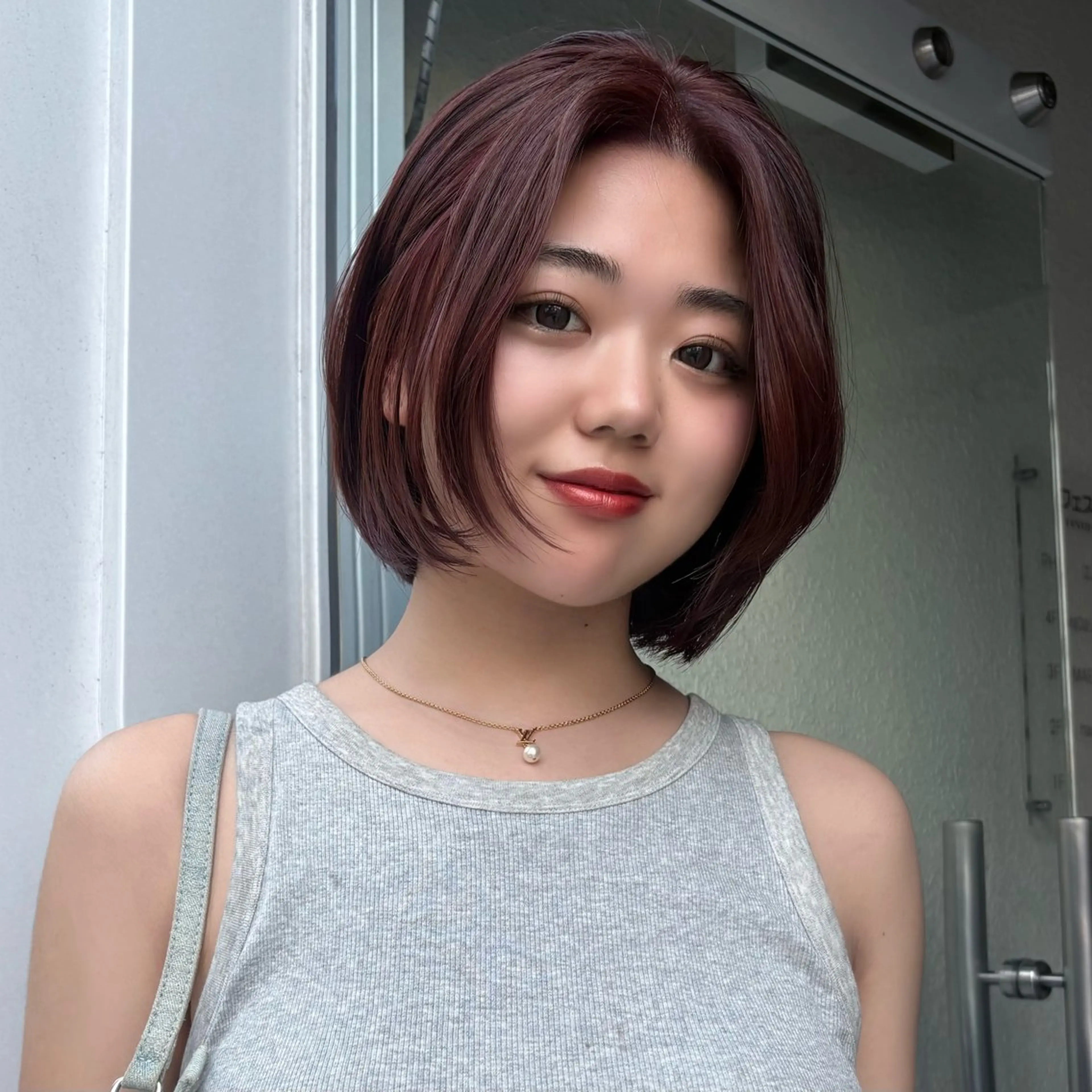 【この時期にオススメ✨】葡萄カラー🍇➕髪質改善2stepトリートメント《spa＋選べるシャンプー付》※詳細checkの写真