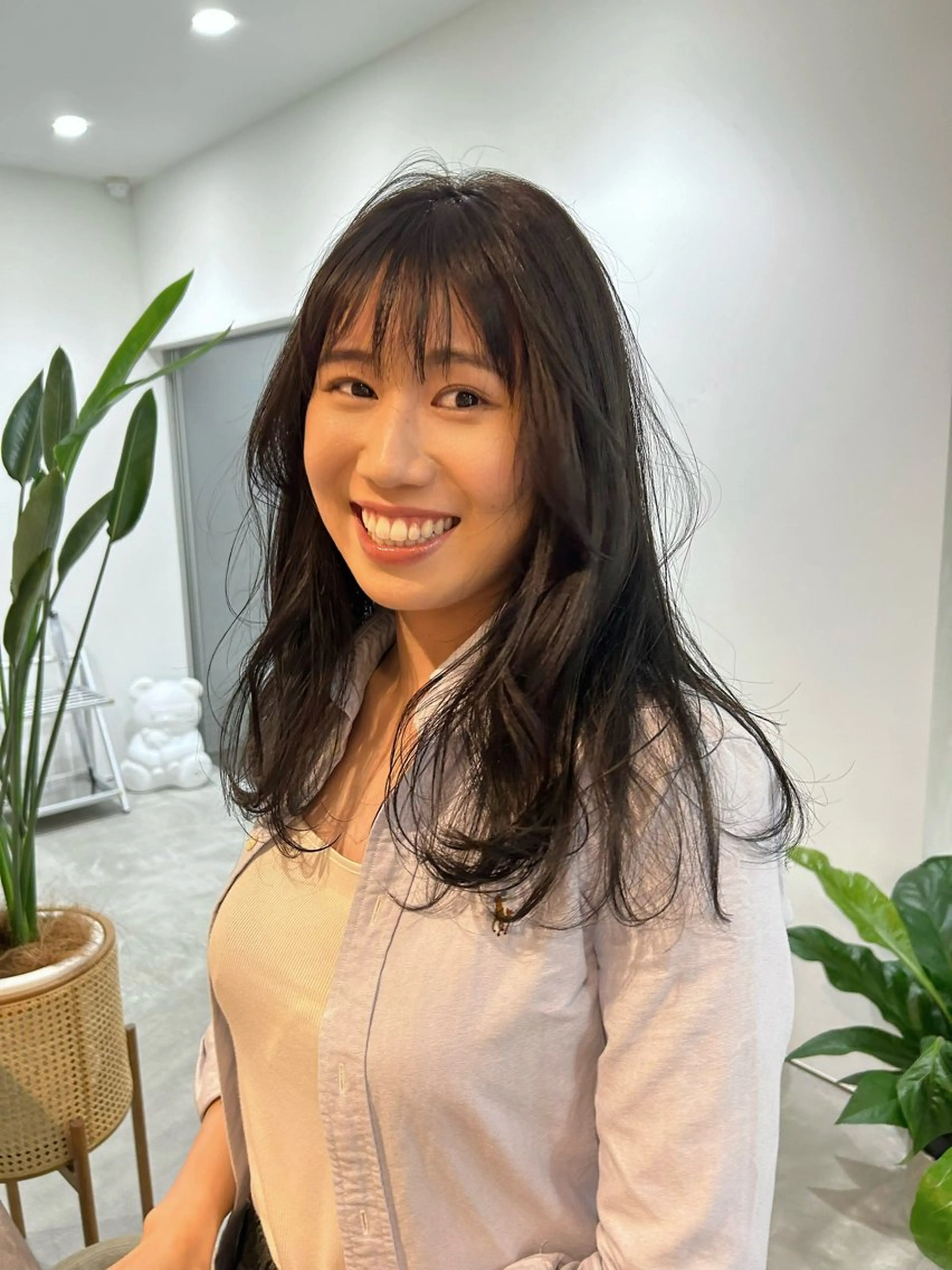 セミロング Tommy所属・平田 知優のヘアスタイル