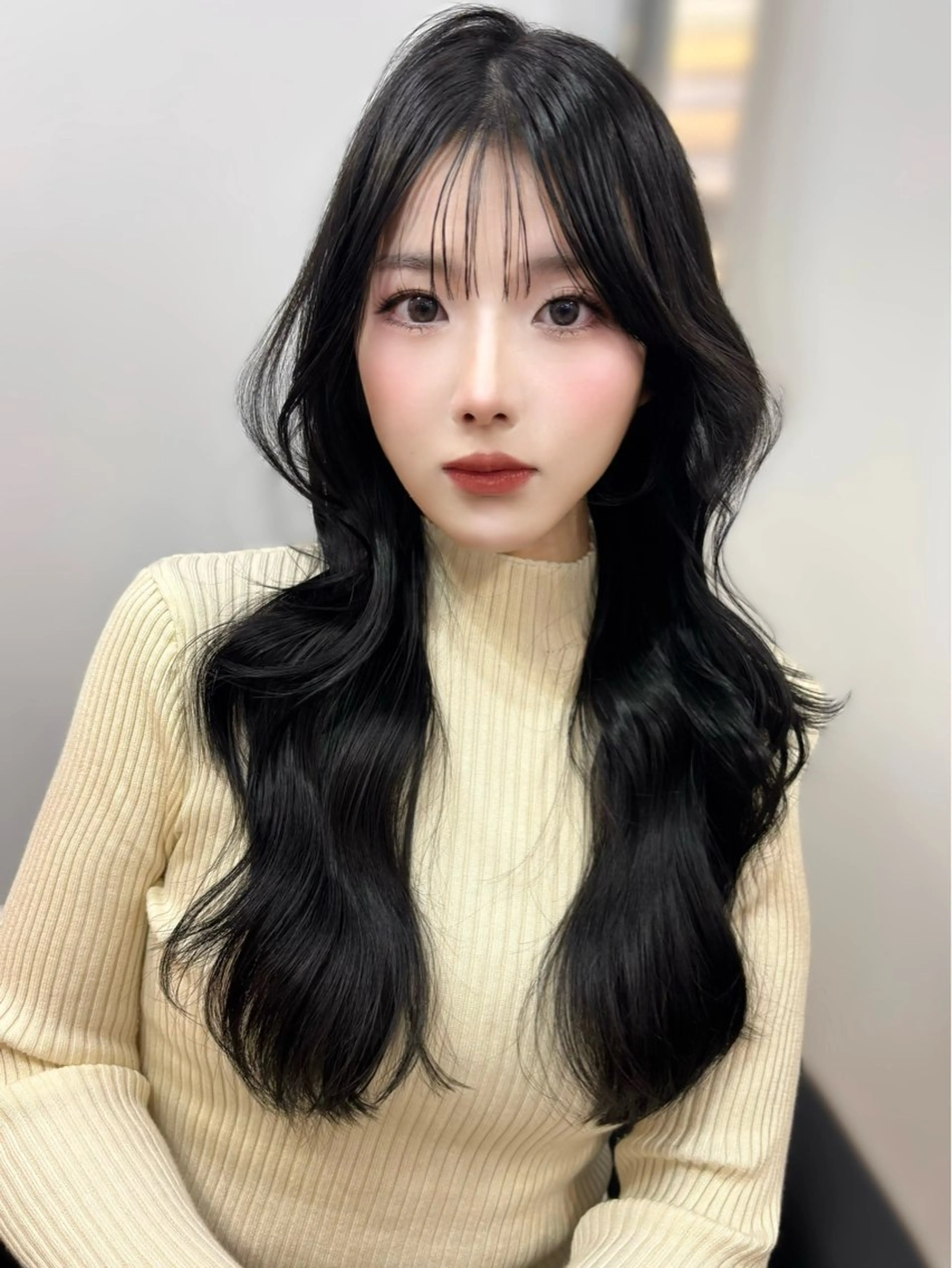 ロング カット パーマ 優李 ゆうり‪のヘアスタイル