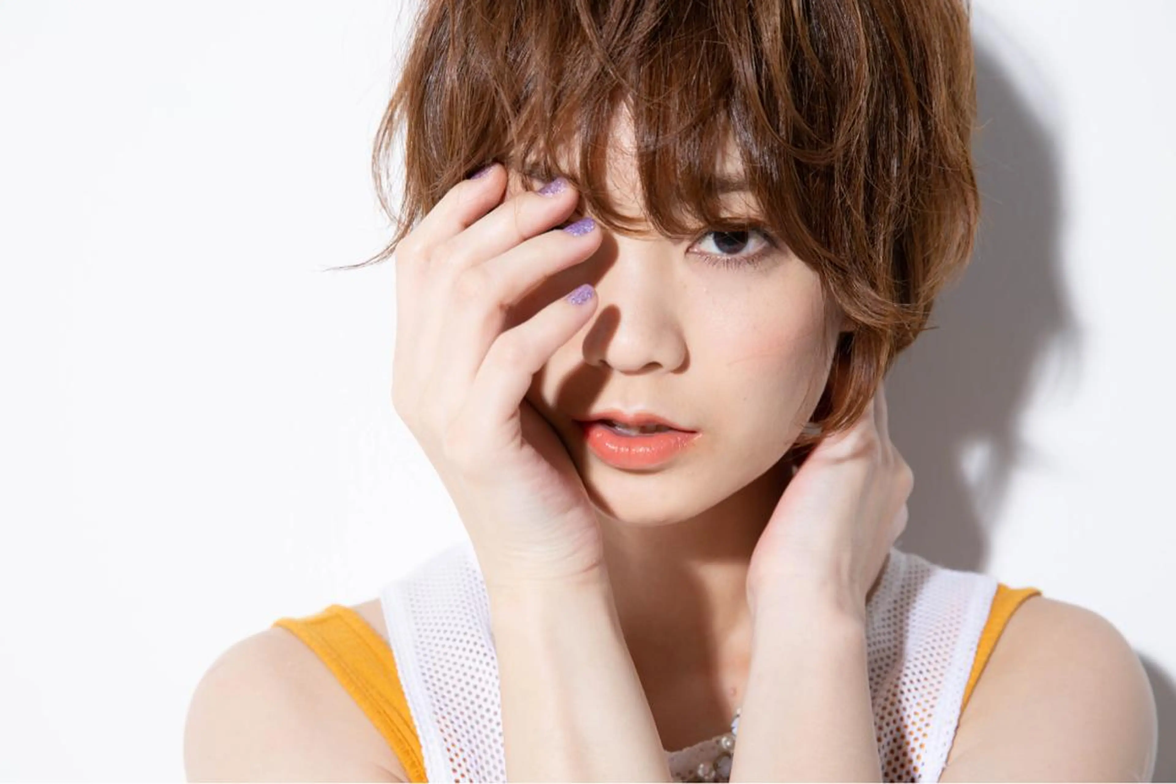 ショート カラー アッシュ ベージュカラー ショートヘア ひがし　まさし JYUNESU副代表のヘアスタイル