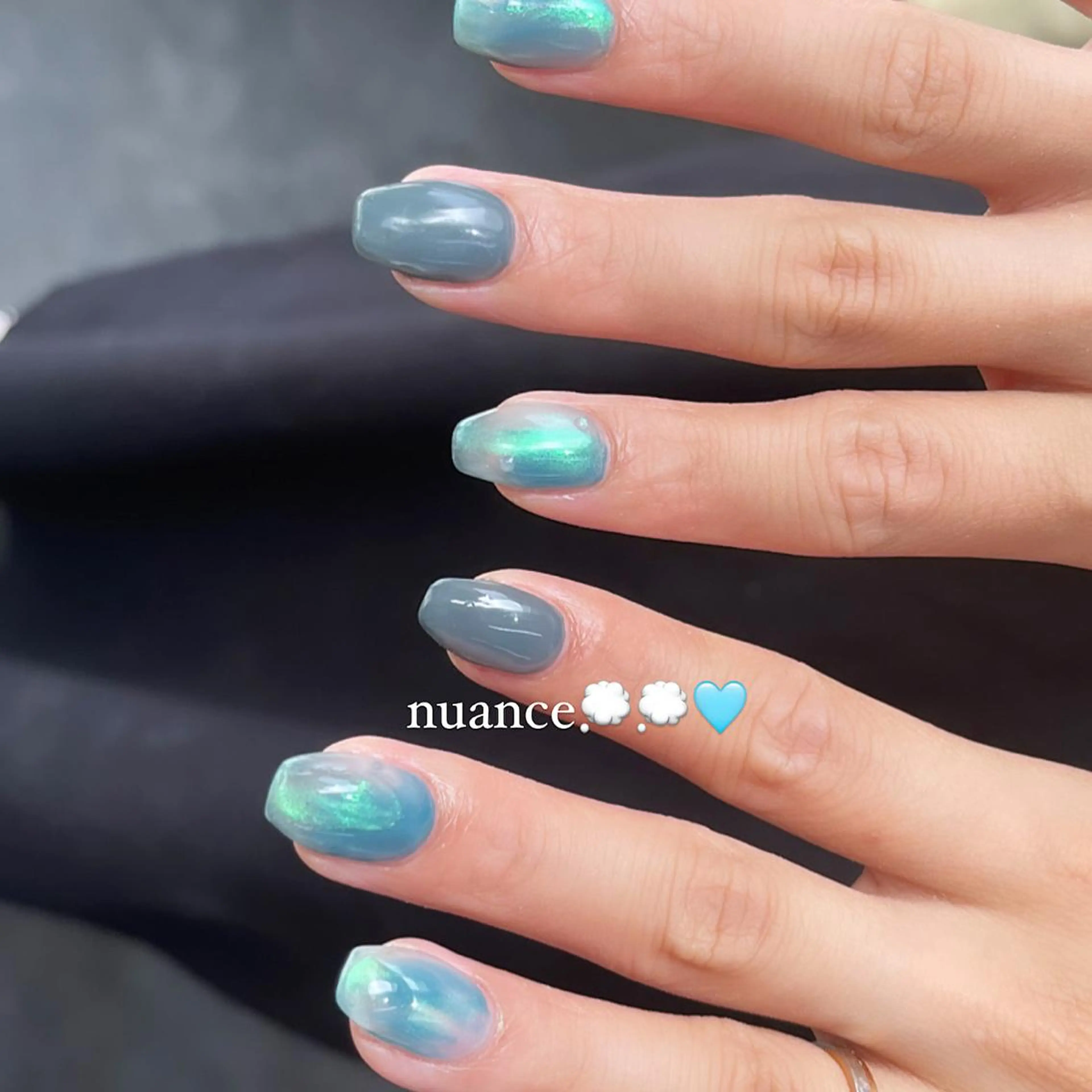 ネイル ニュアンスネイル ワンカラーネイル ハンドネイル GRANDE大須 Cecil💜のネイルデザイン