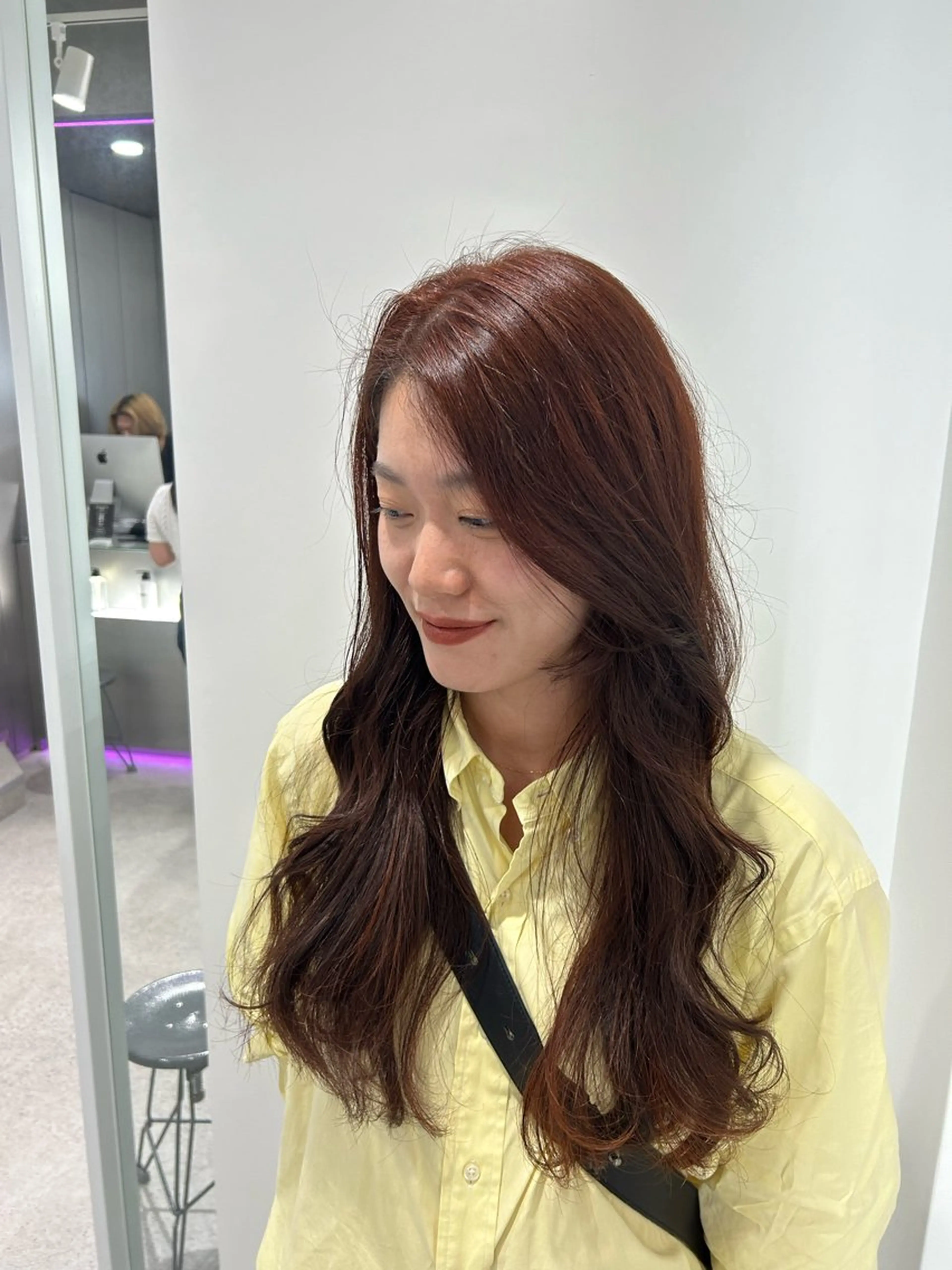 ロング カラー 愛結 暖色カラー🎀🩰のヘアスタイル