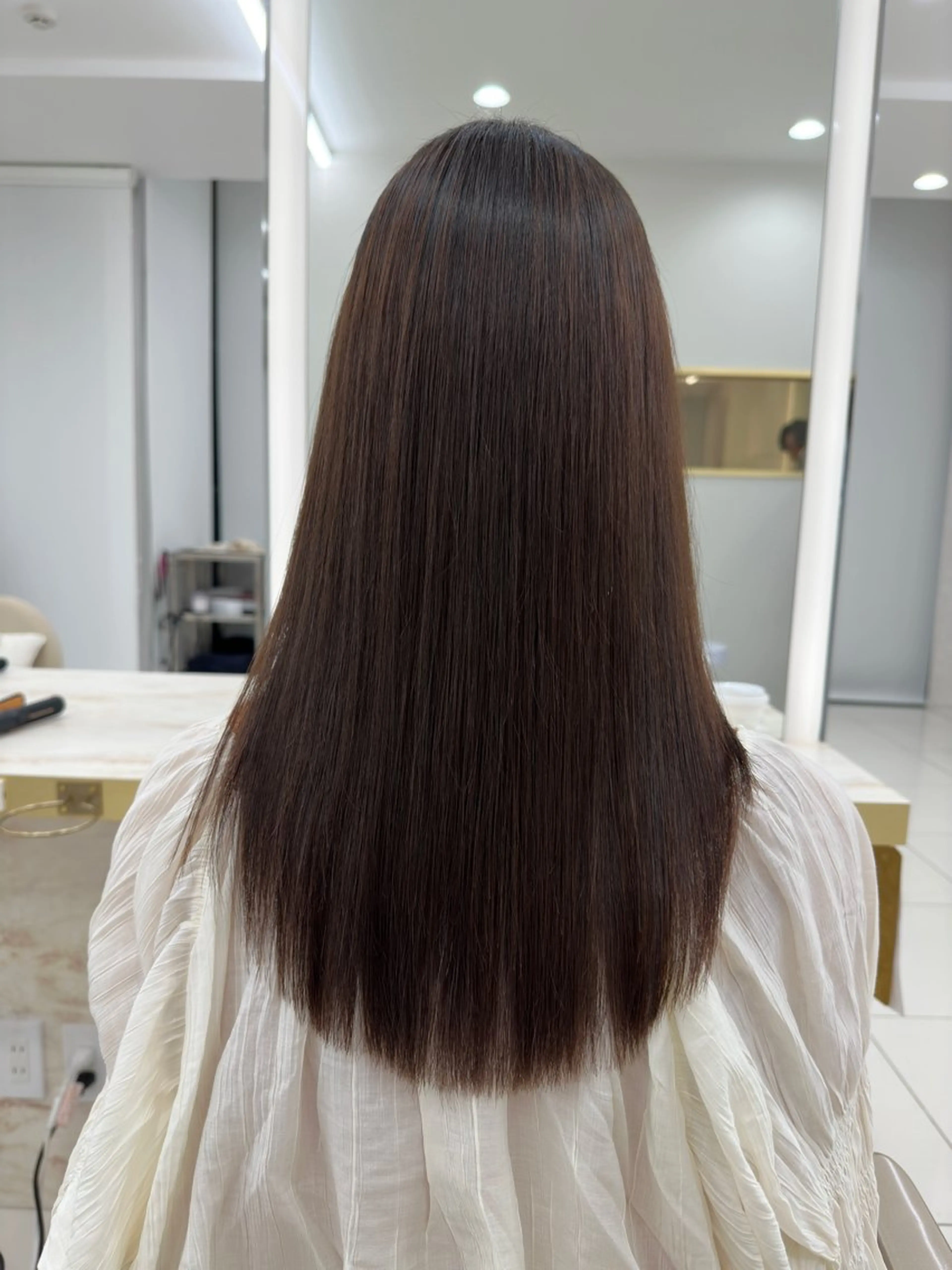 ロング カラー 前髪顔周り/レイヤー 韓国/桔川恒のヘアスタイル