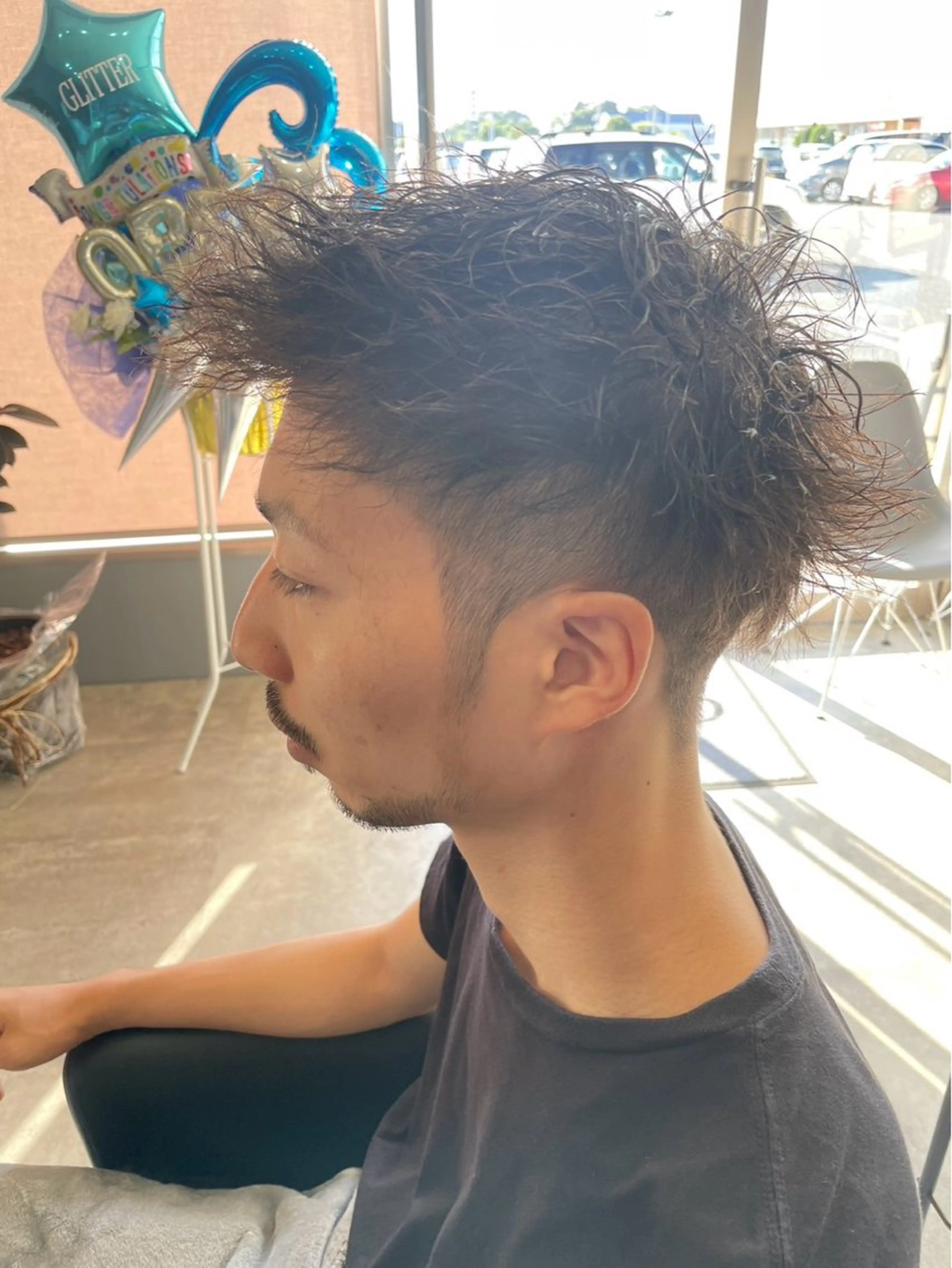 メンズ ヘアカラー ✂︎GLITTER ✂︎東ヶ崎　湧✂︎のヘアスタイル