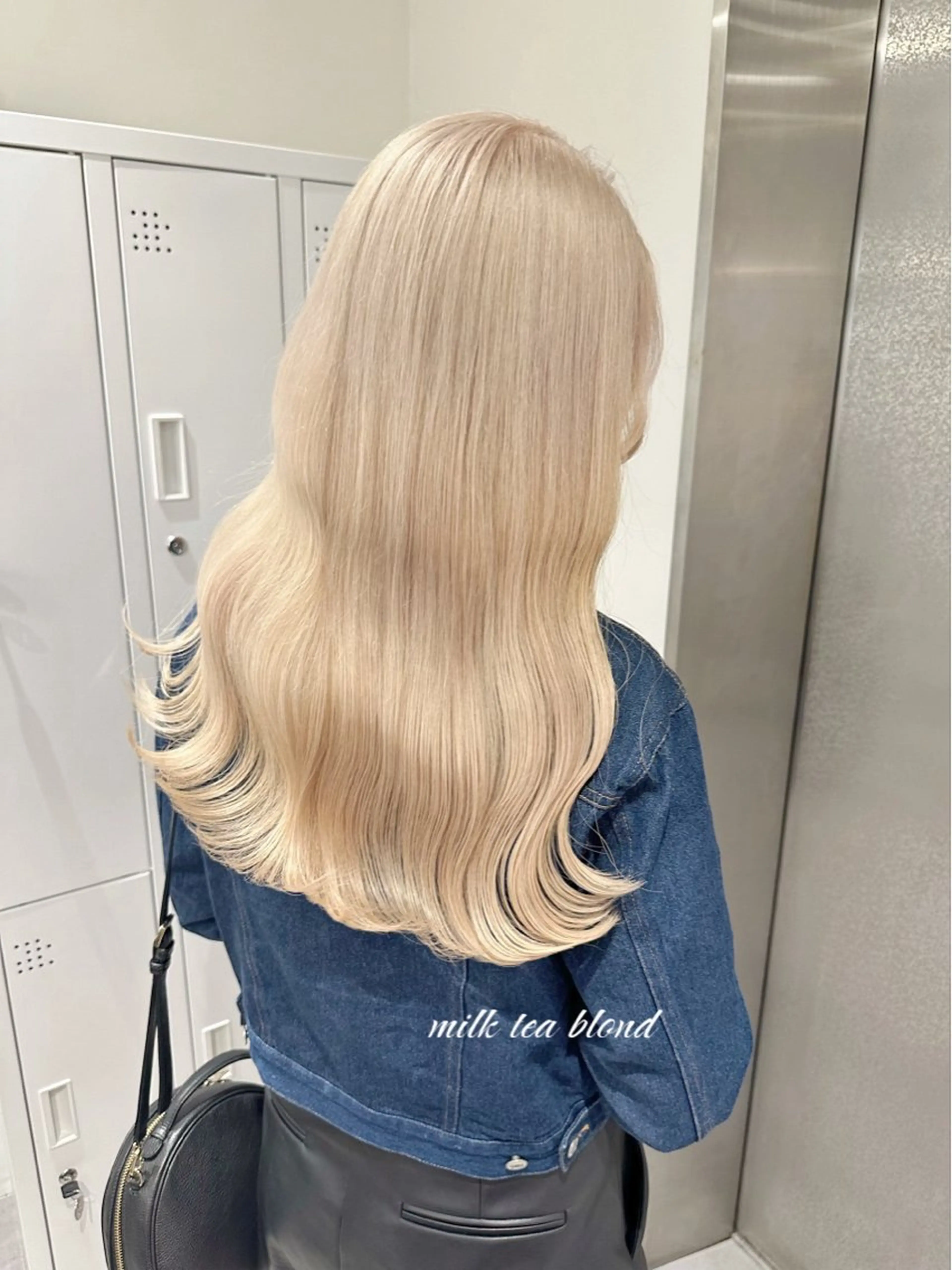 ロング カラー ベージュカラー ブリーチ ブロンド ケアブリーチ ダブルカラー Beleza Shibuya所属・ヒロミ/ミルクティー /ブロンド/ピンクのヘアスタイル