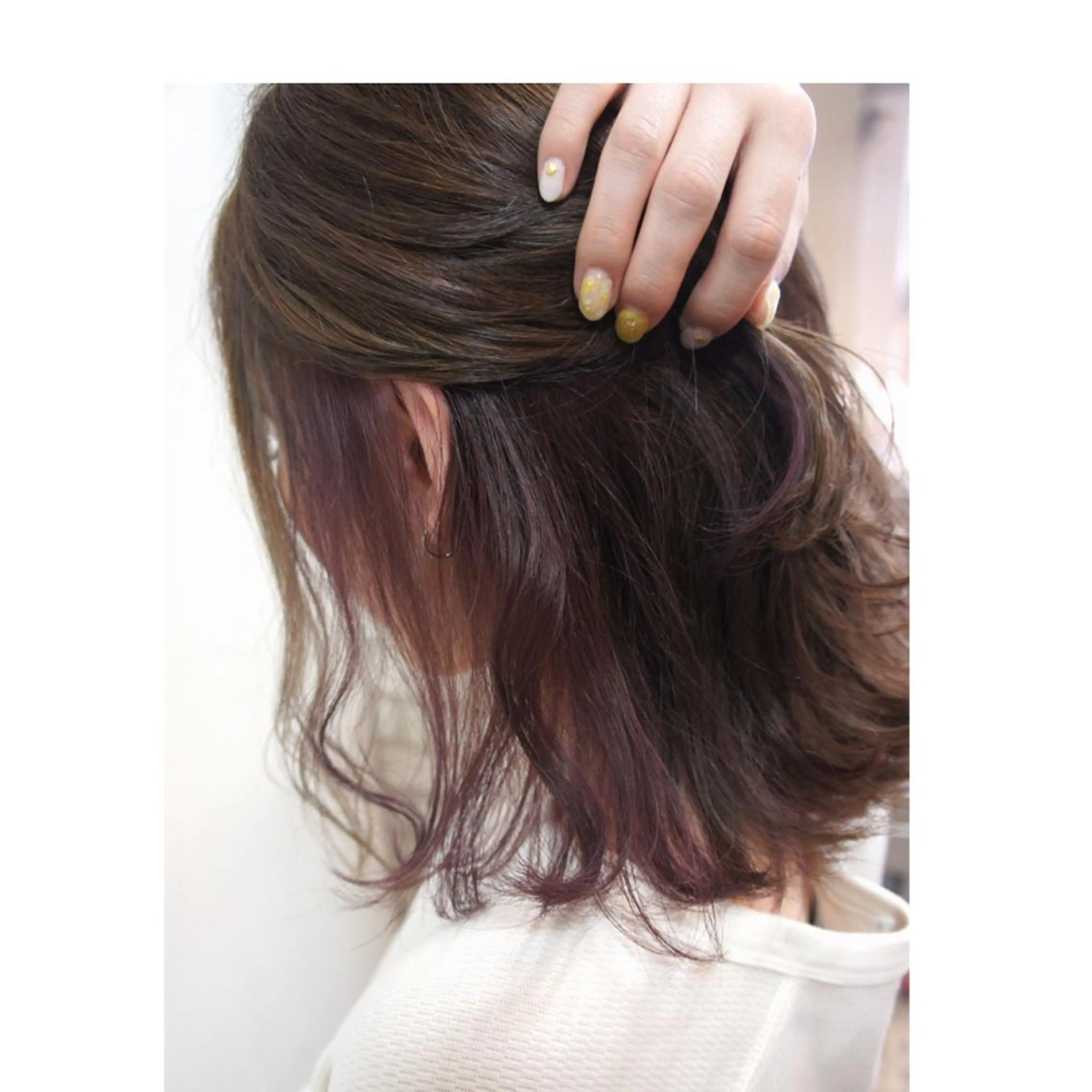 セミロング 山本 茉希のヘアスタイル