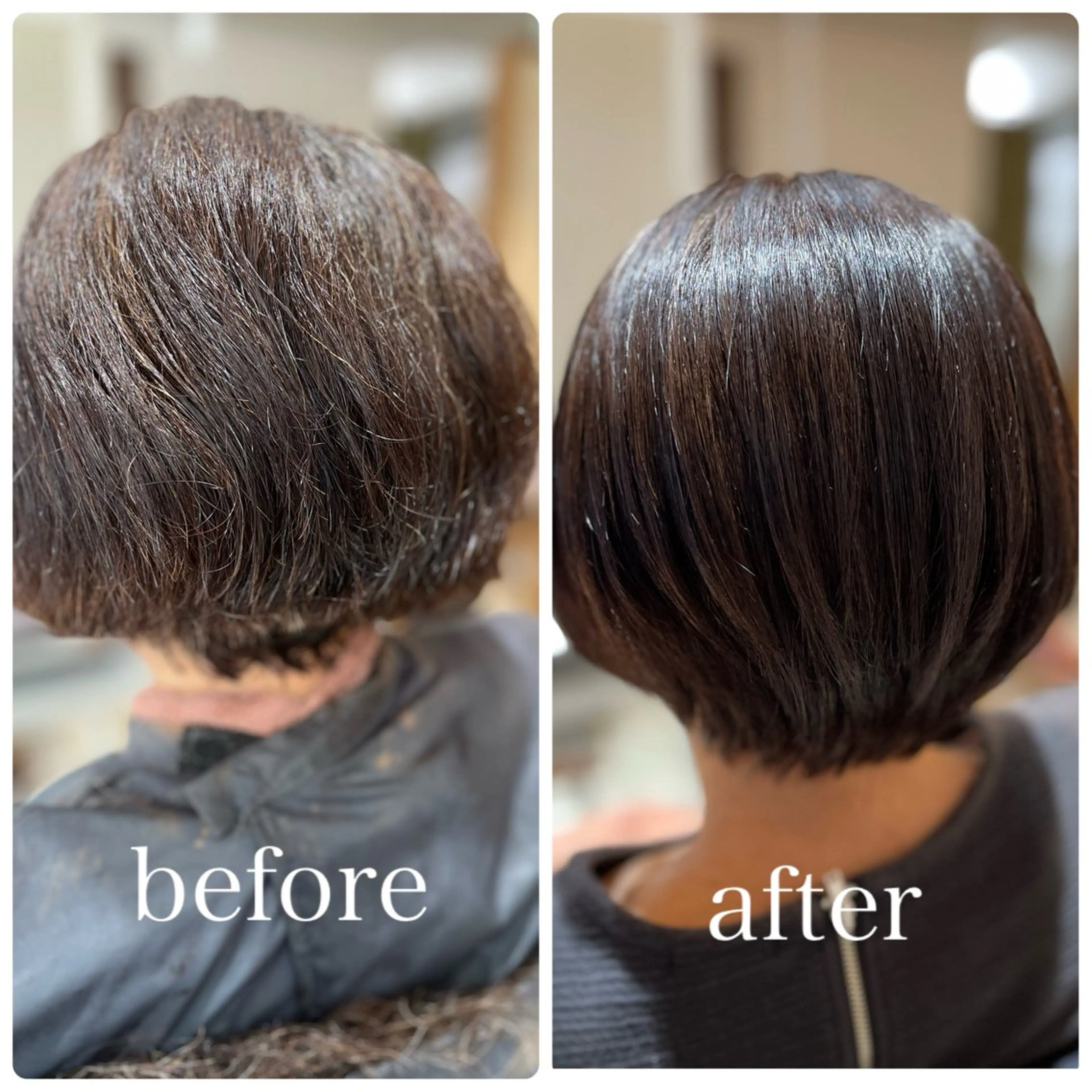 ショート ショートヘア カット 縮毛矯正 aletta 大森町のヘアスタイル