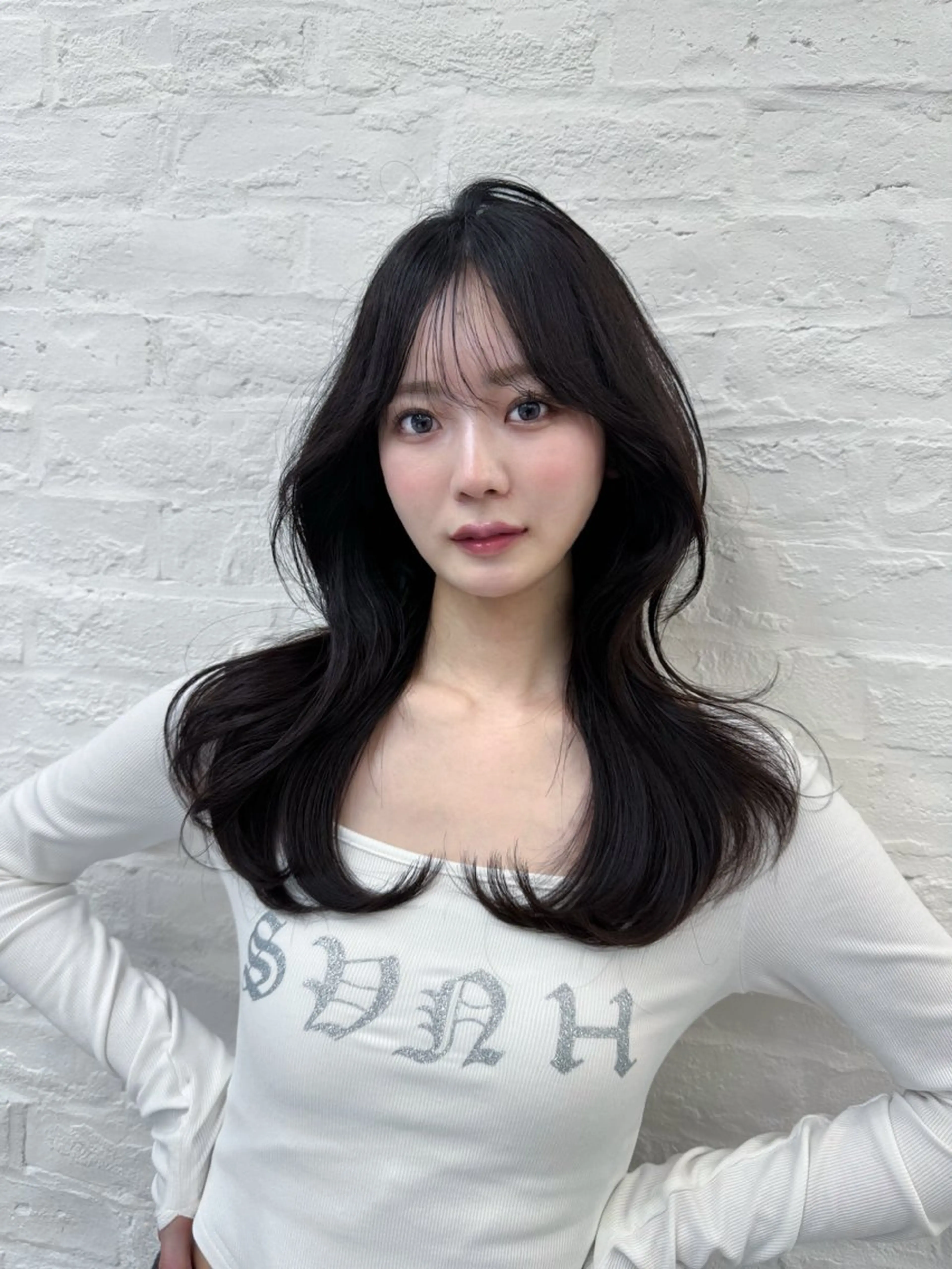 ロング 映える顔まわり/前髪 特化 💗 ユキマのヘアスタイル