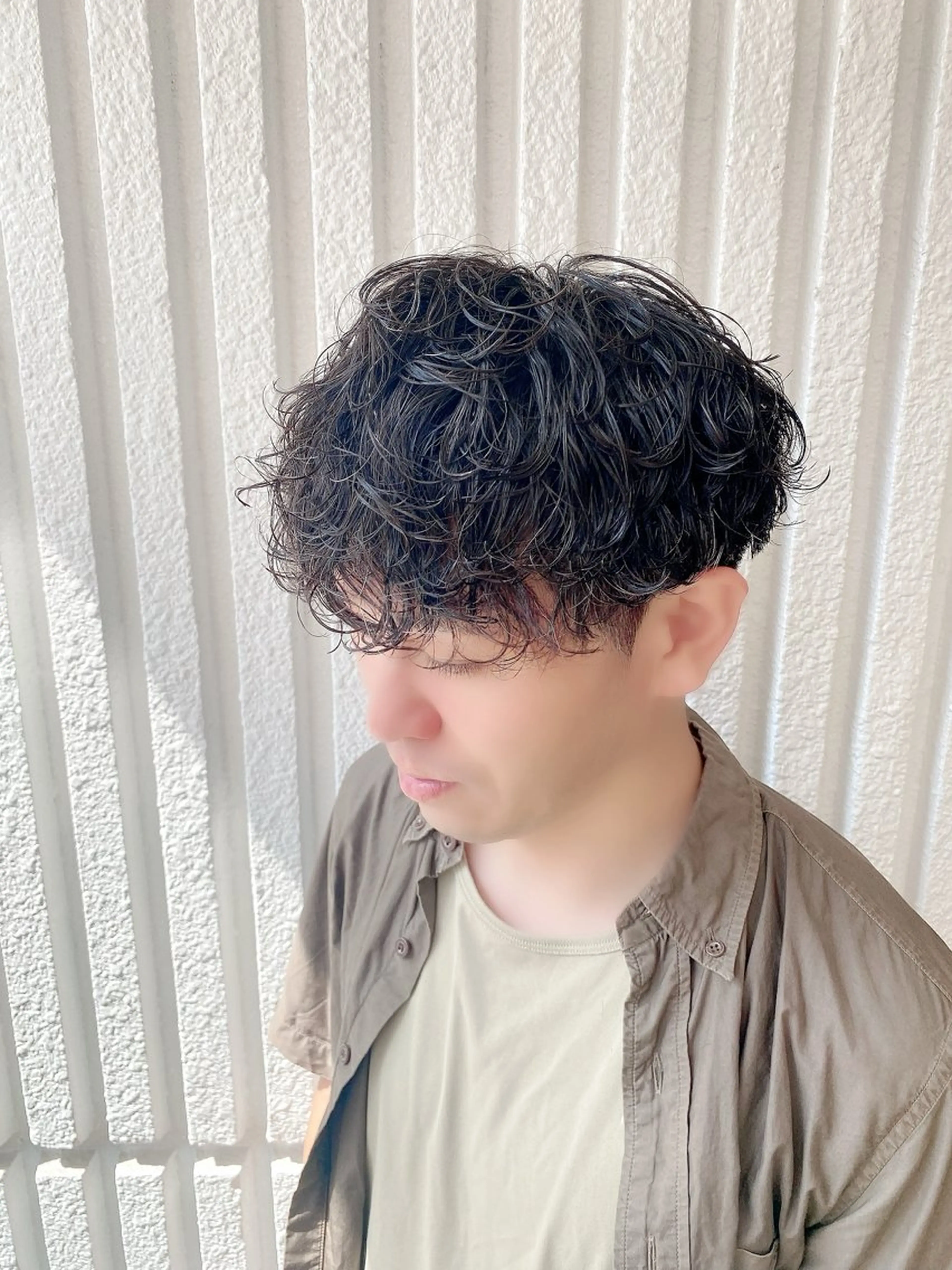 パーマ メンズ カット パーマ ✨店長 鈴木輝✨のヘアスタイル