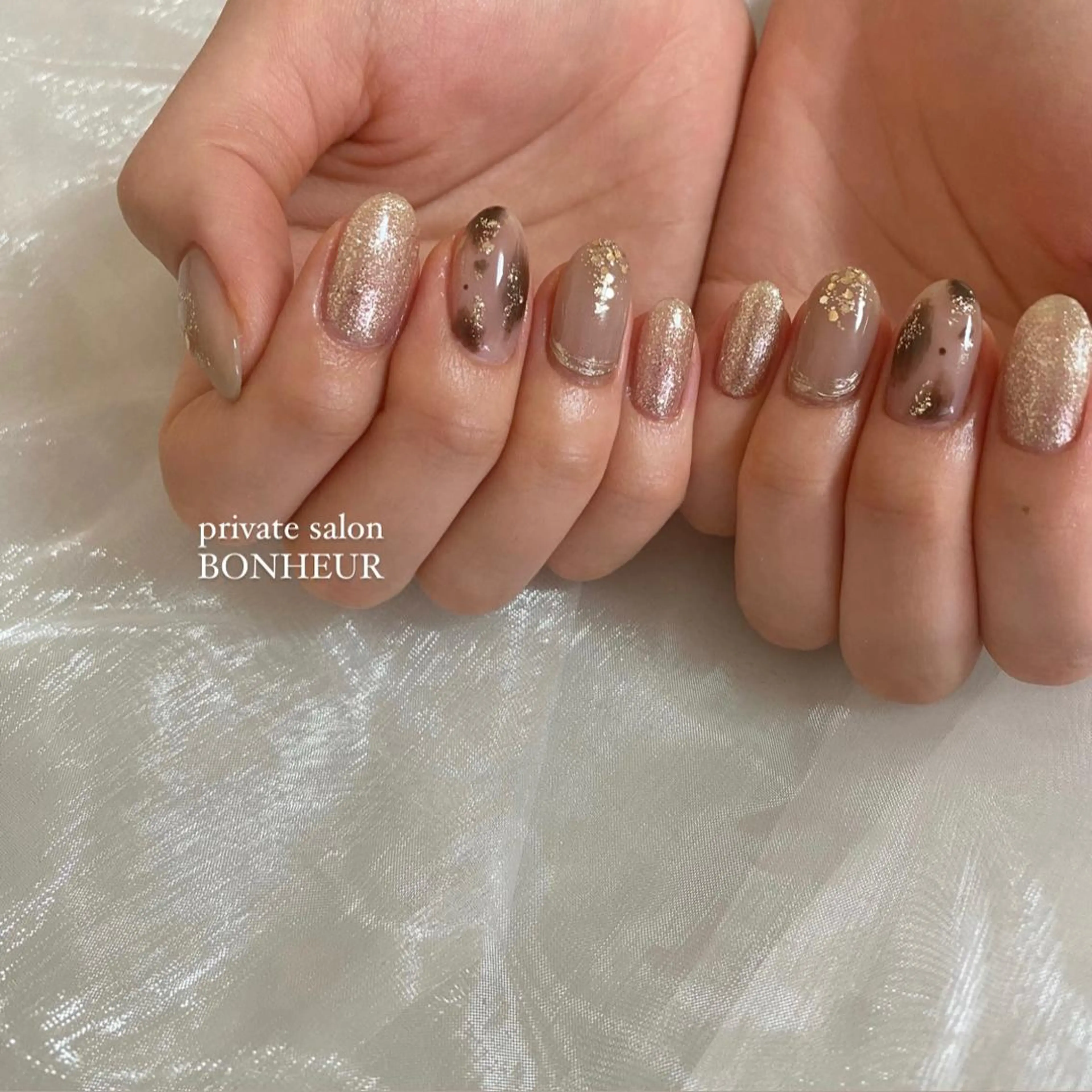 ネイル ハンドネイル BONHEUR Annaのネイルデザイン