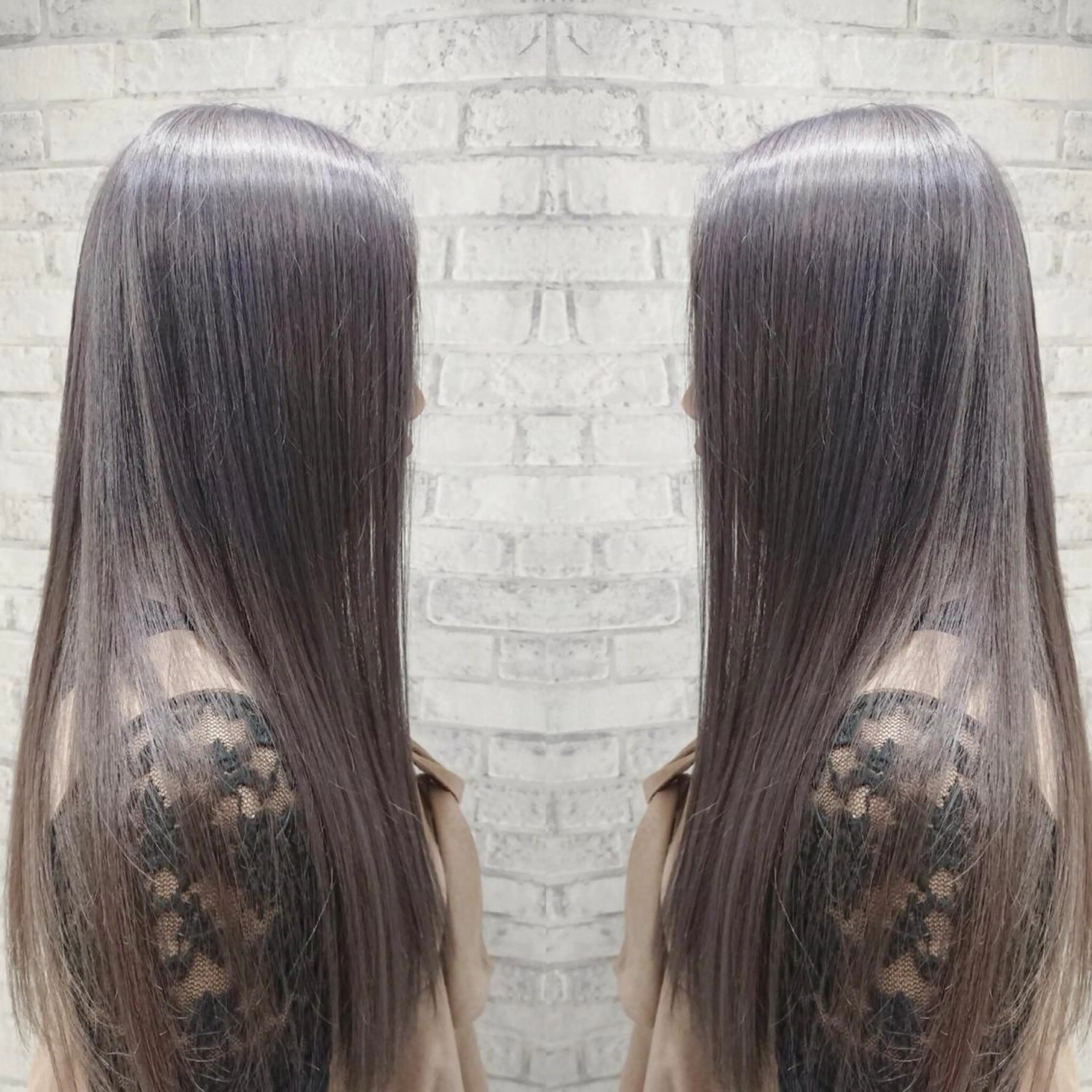 ロング カラー EARTH 越谷店のヘアスタイル