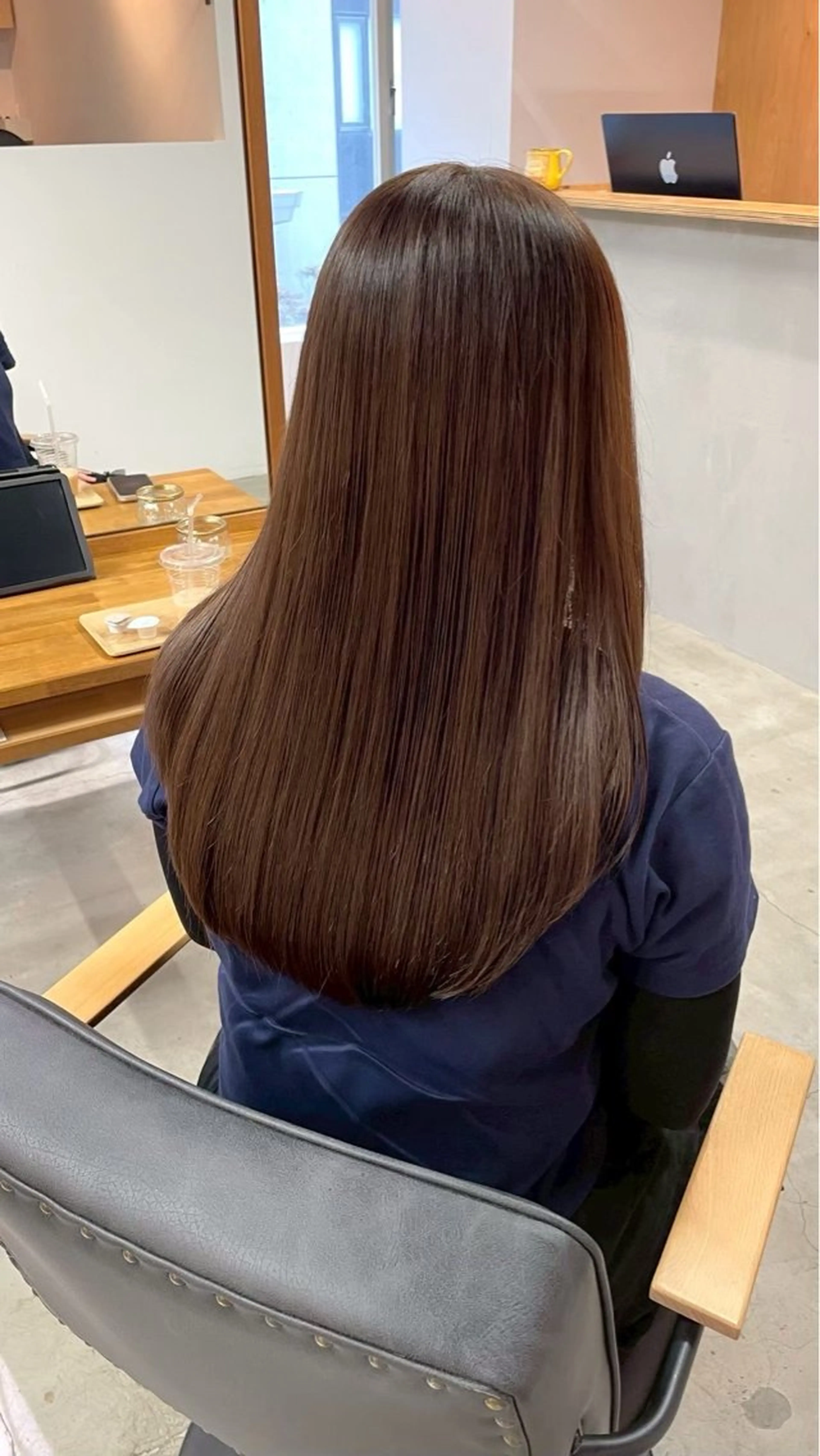 ロング カラー ベージュカラー ブラウンカラー カット ヘアカラー 韓国風/レイヤー/ note アヤナのヘアスタイル