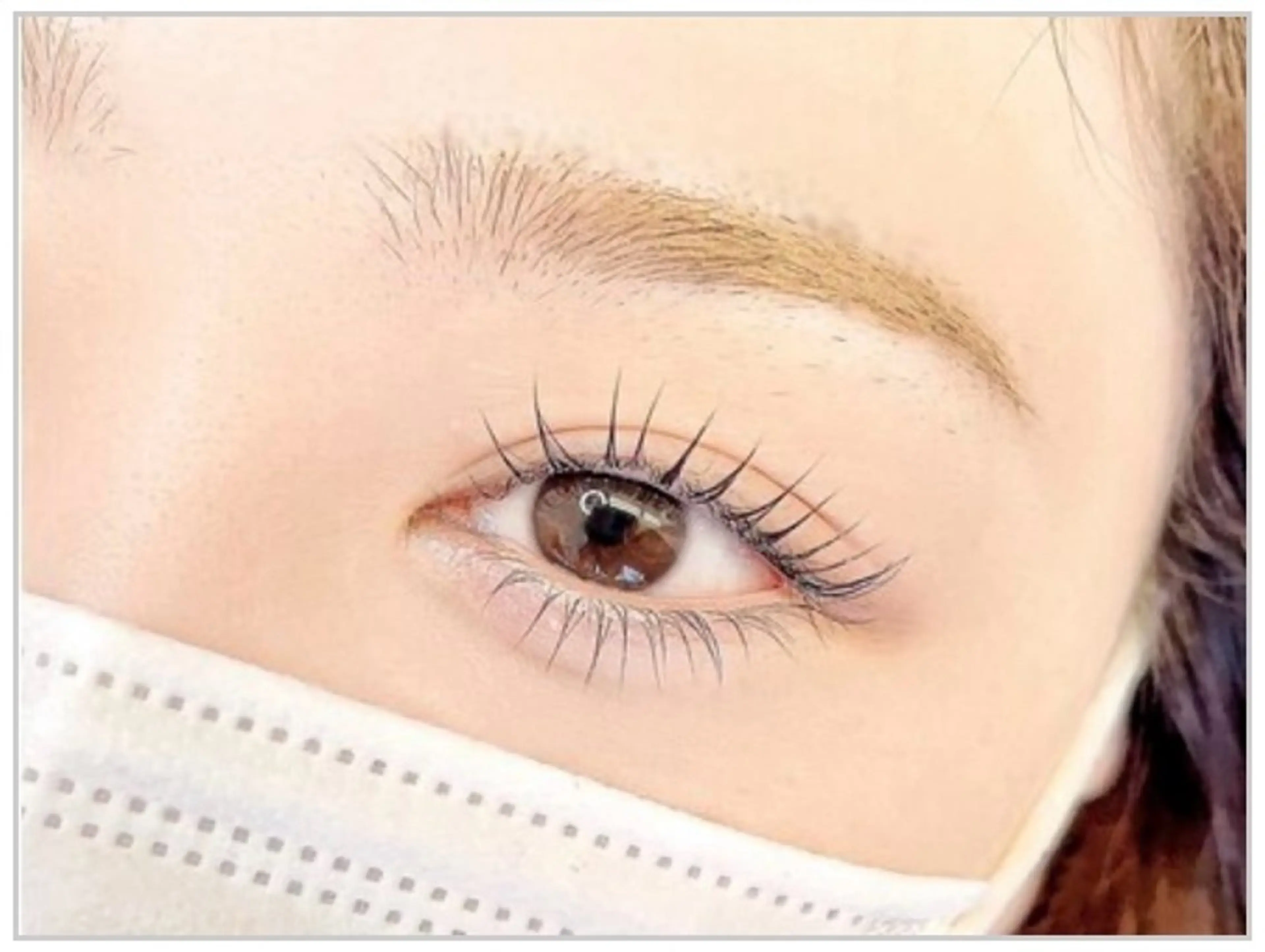 【ミニモ限定】まつ毛に優しい薬剤使用上下ラッシュリフト&パリジェンヌの写真