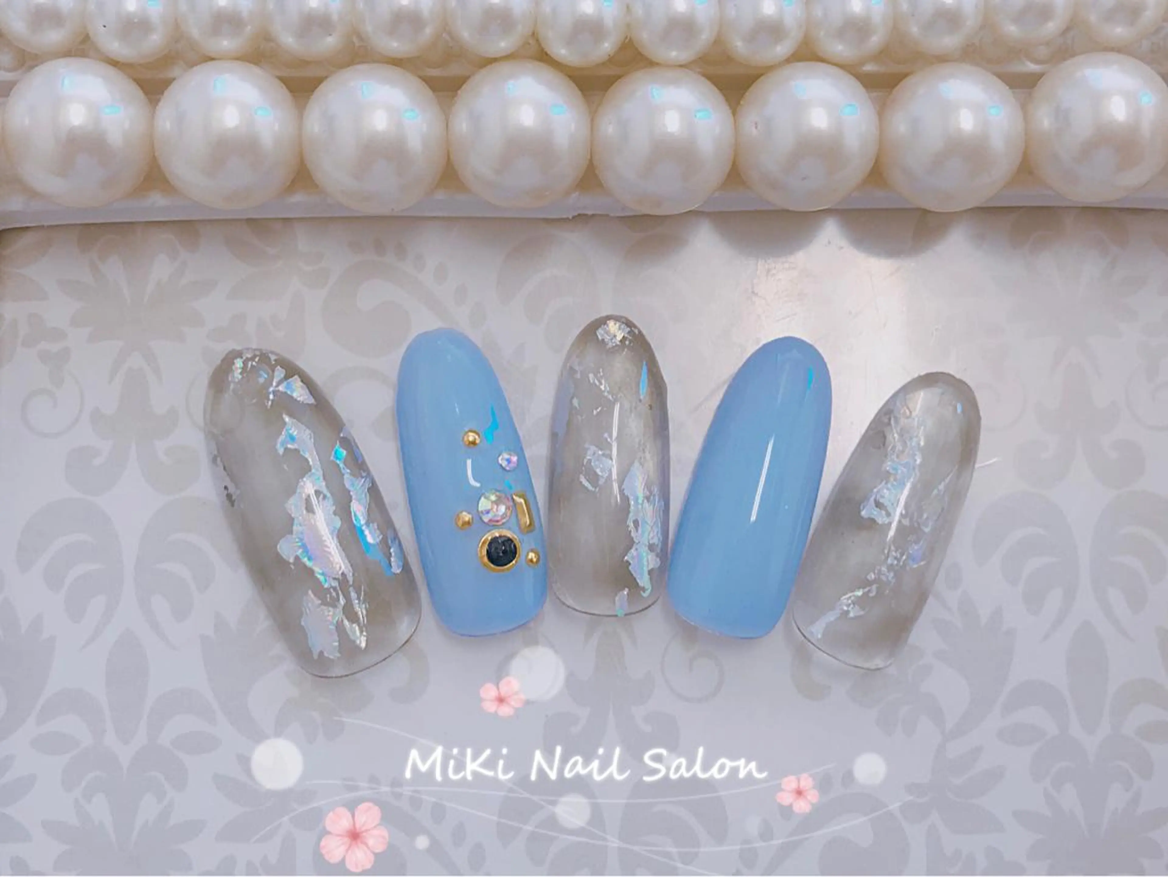 ネイル MiKi Nai池袋 長さだし得意のネイルデザイン