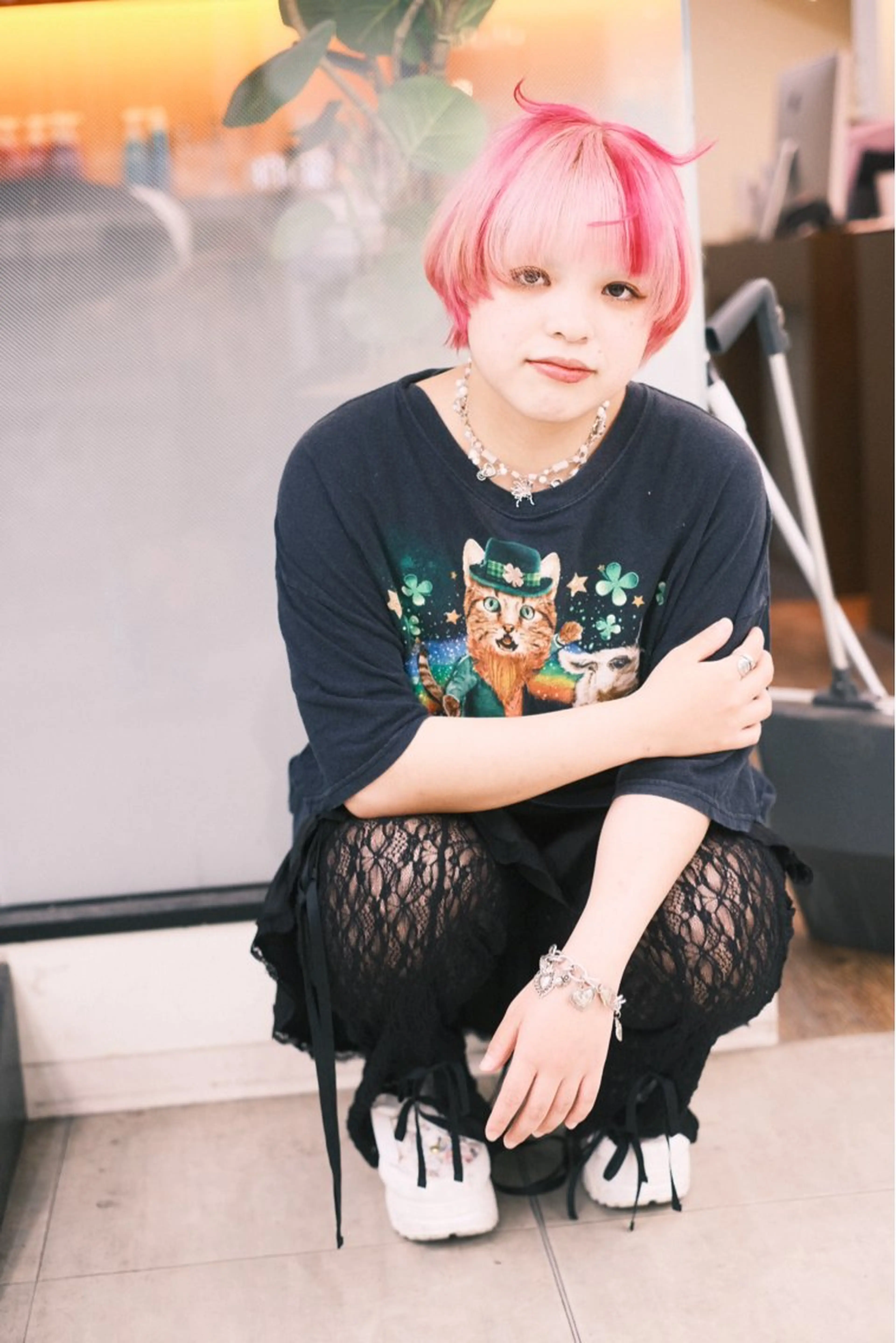 【⚠️デザインカラーモデル⚠️】【⚠️中崎町限定⚠️】【10名限定】ブリーチ➕デザインカラー➕トリートメントの写真