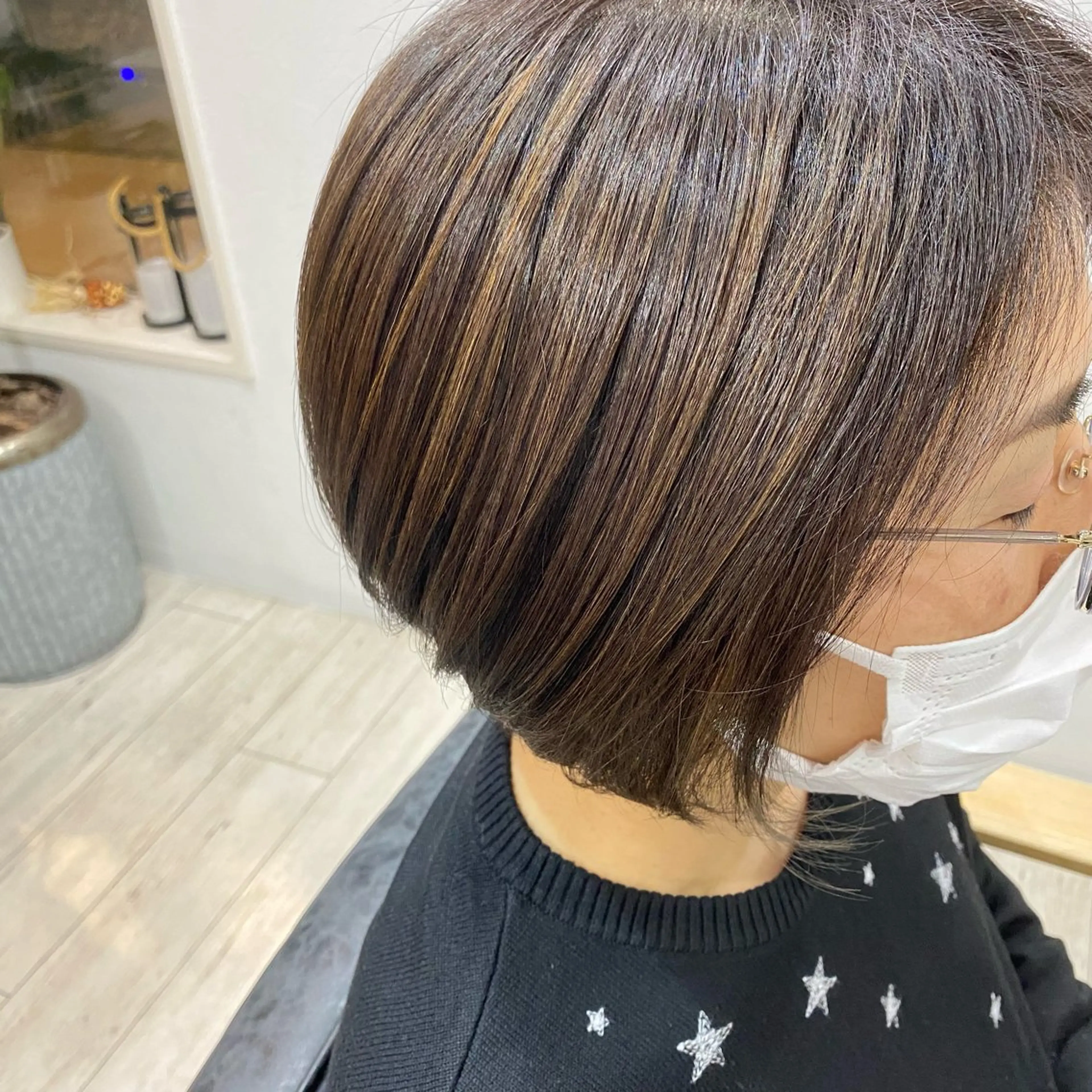 ショート カラー Az所属・Az ながいりかのヘアスタイル