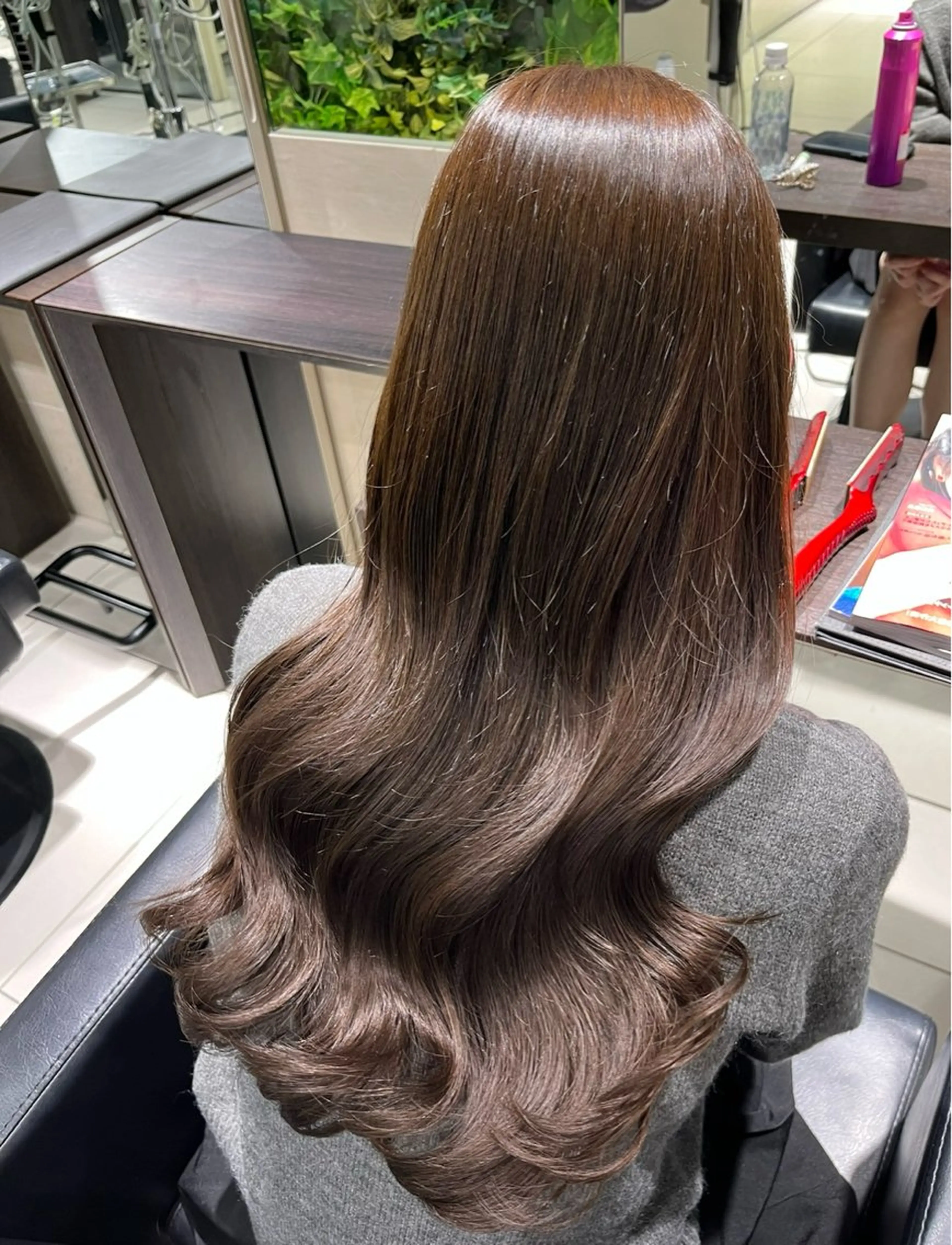 セミロング カラー ヘアカラー トリートメント Sakika/艶カラ ー⟡/羽エクステ໒꒱のヘアスタイル