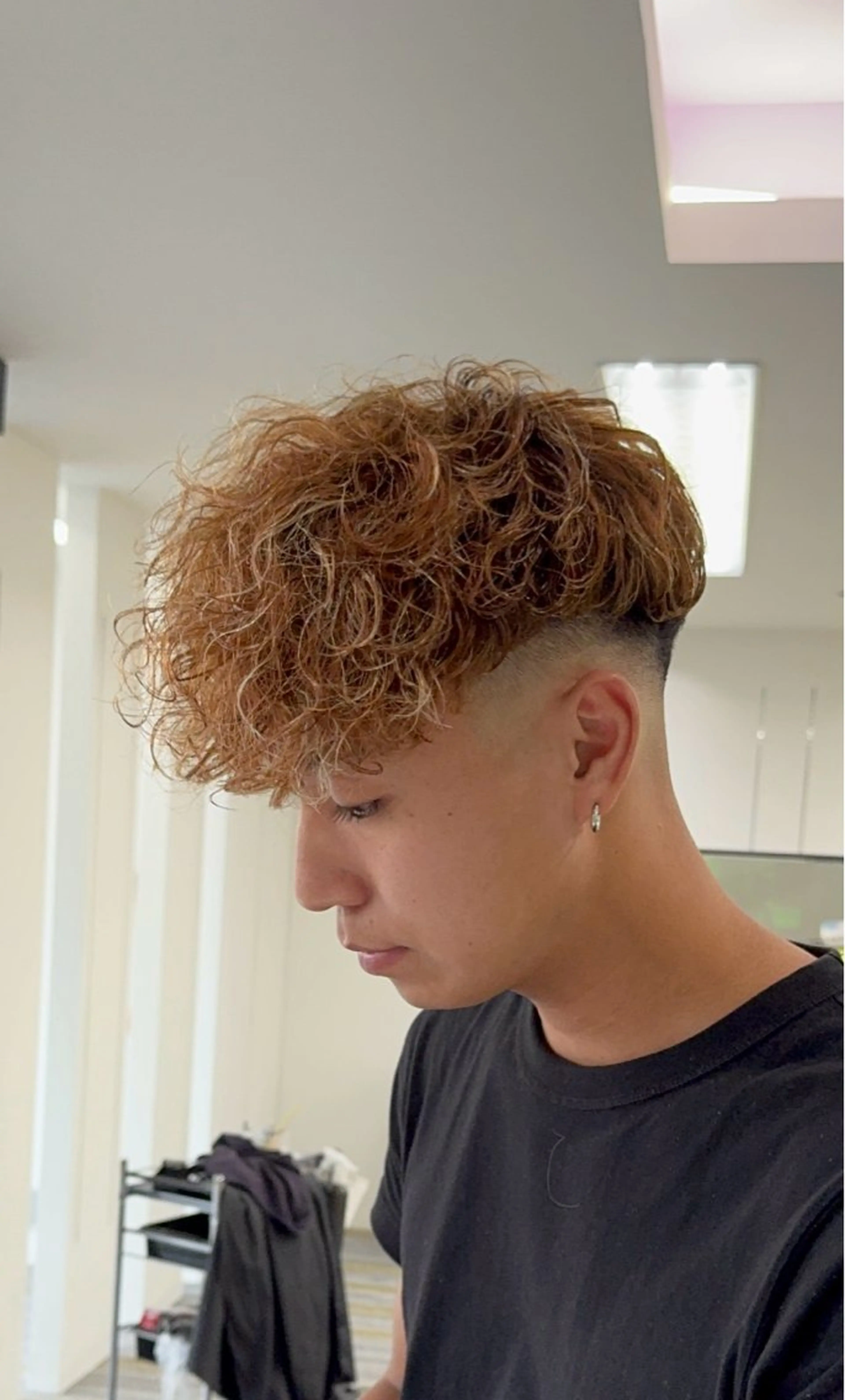 ショート カラー パーマ メンズ カット ヘアカラー パーマ 【メンズ特化】岩瀬 武【メンズパーマ】のヘアスタイル