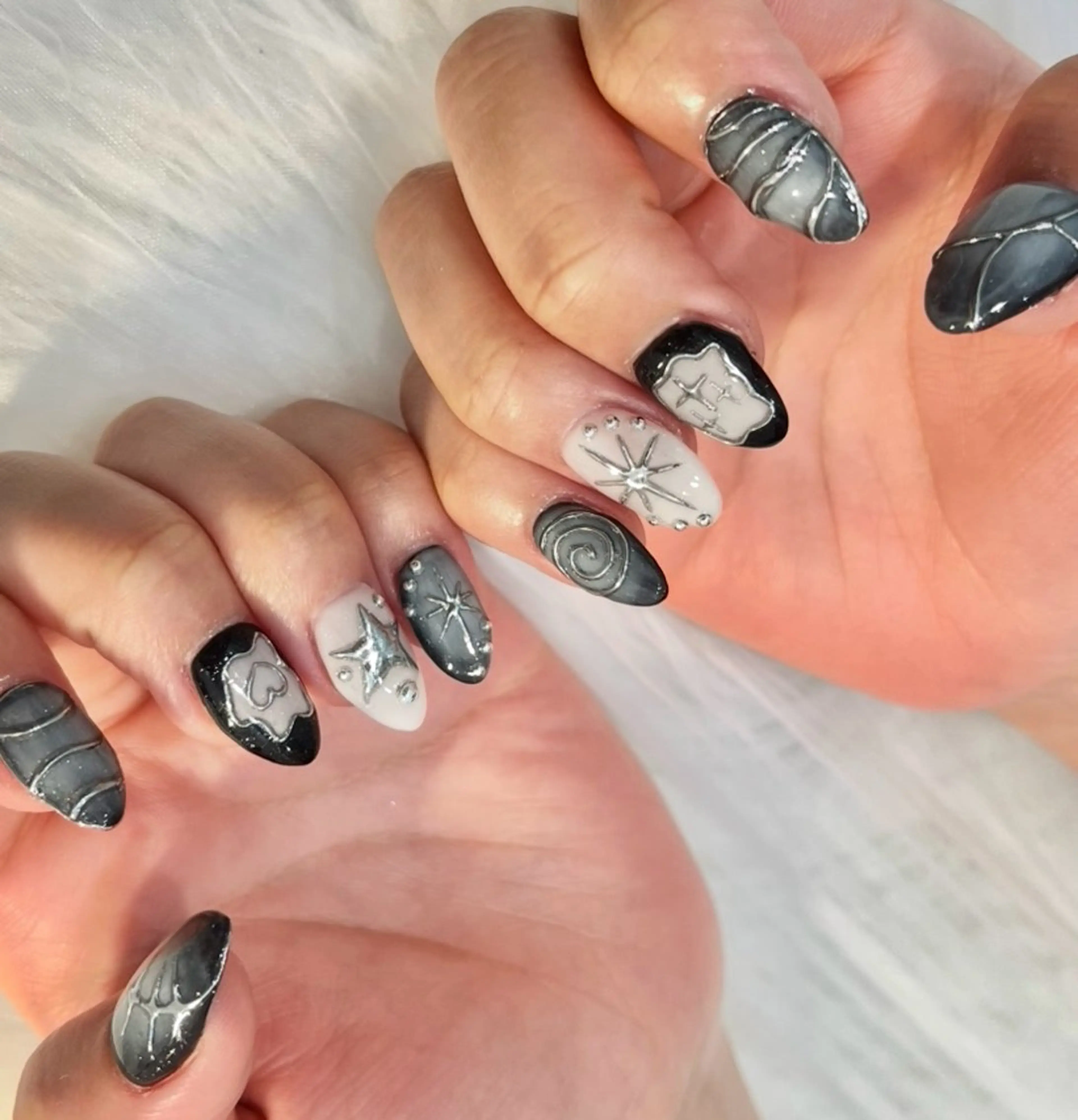 ネイル アートネイル チークネイル ハンドネイル snail HARUのネイルデザイン