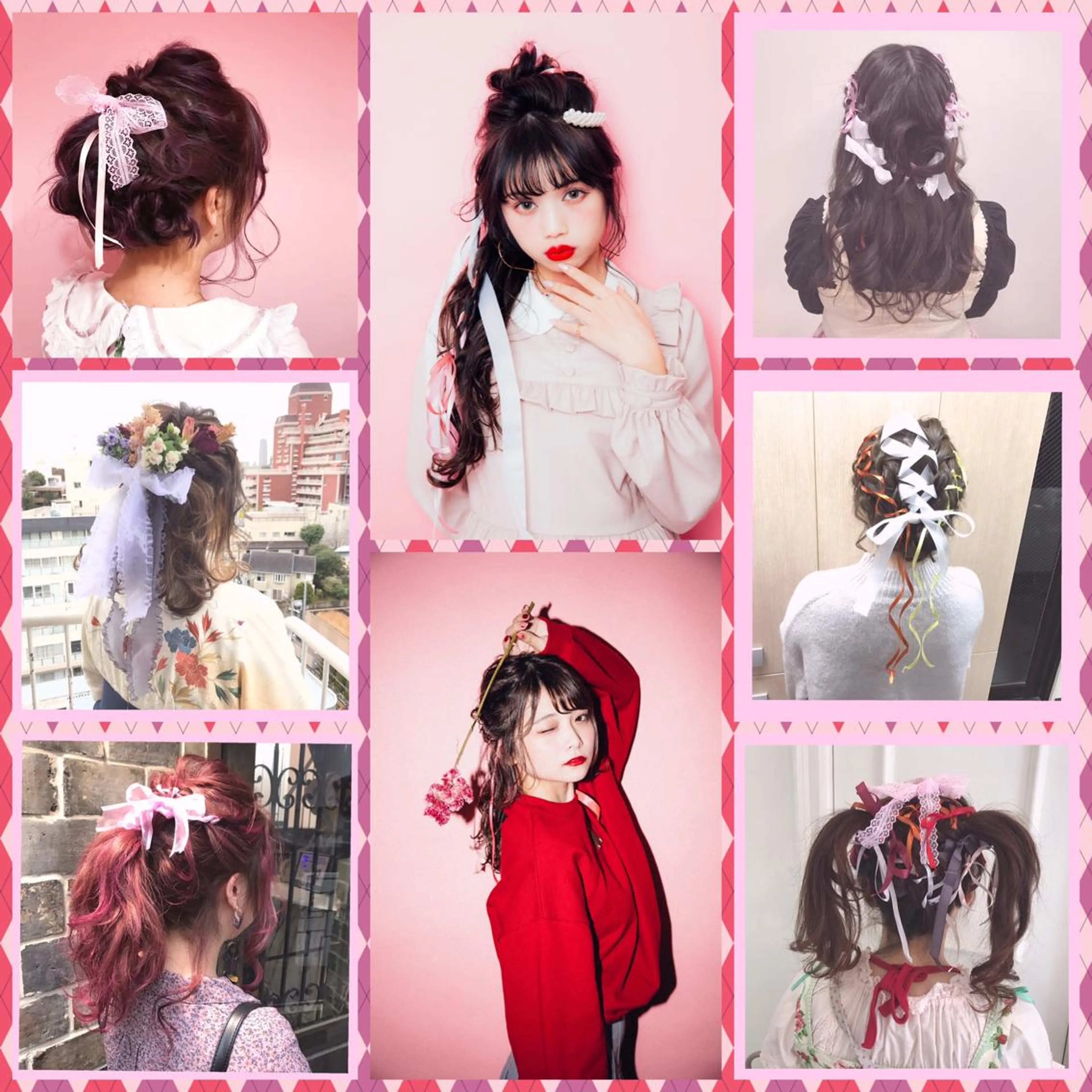 ヘアアレンジ SHIN/レイヤー カット×クロスパーマのヘアスタイル