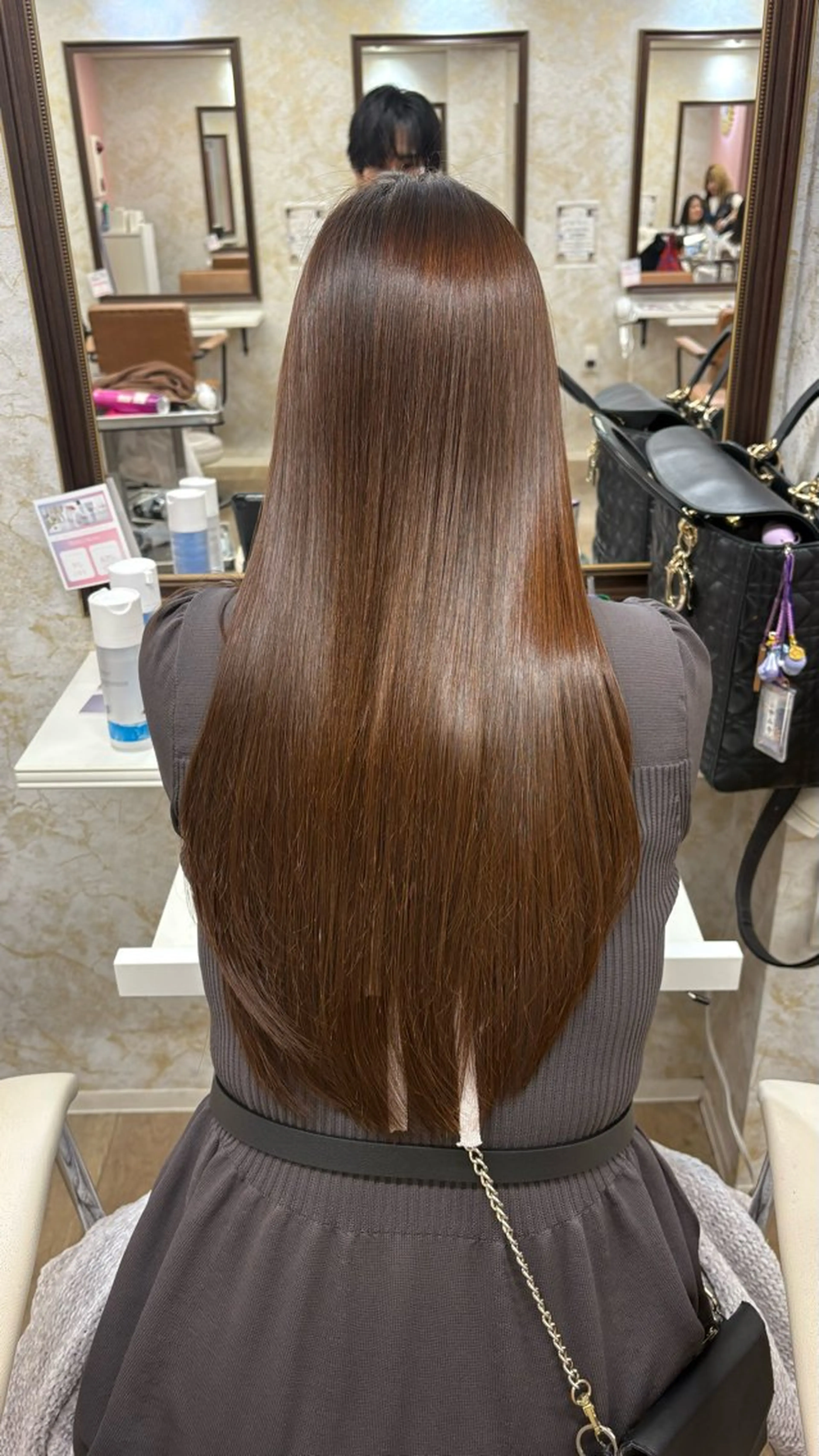 ロング 縮毛矯正 トリートメント 髪質改善特化💫 韓国ヘアAyumuのヘアスタイル