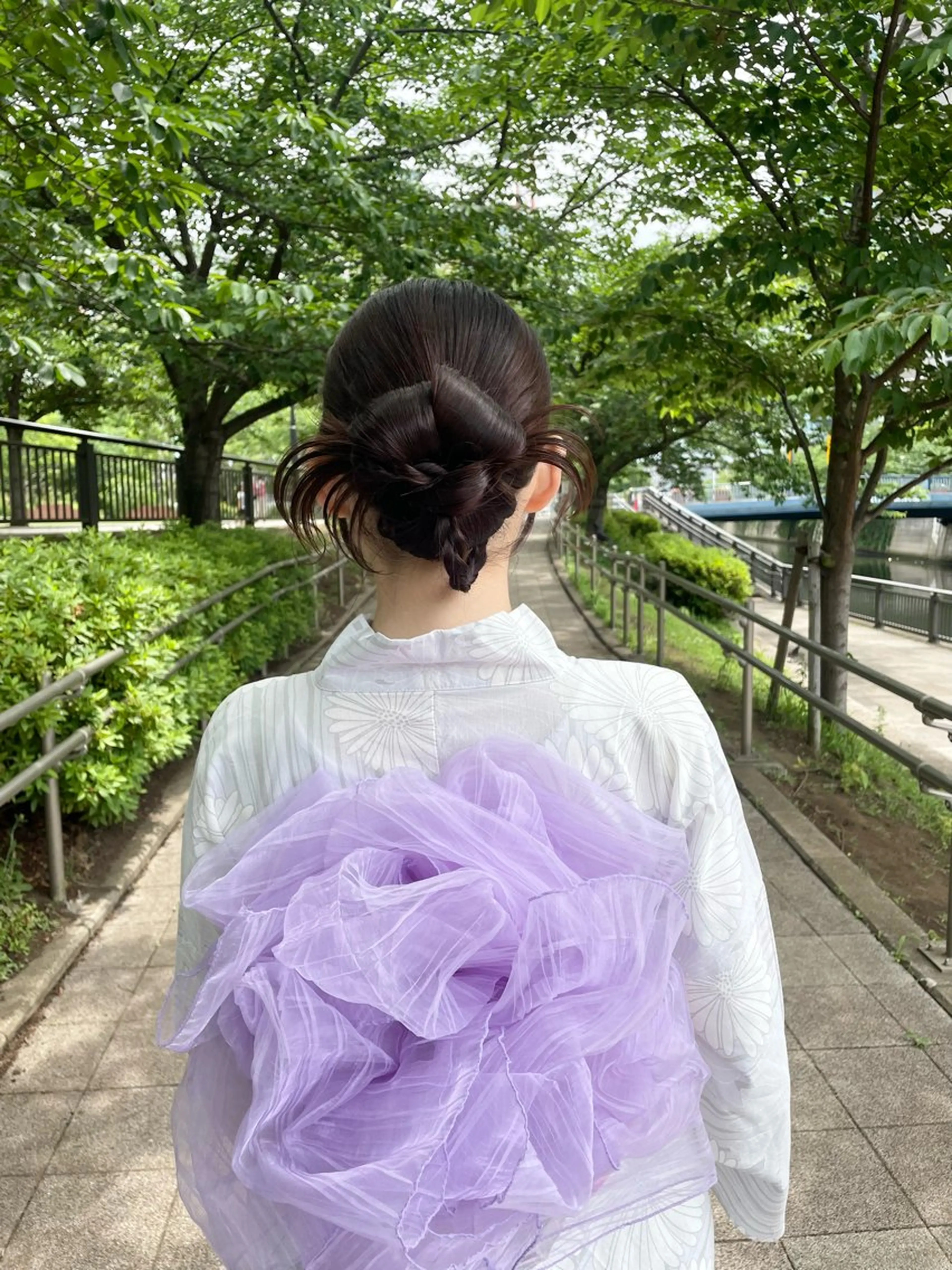 浴衣着付け+ヘアセット👘🌸の写真