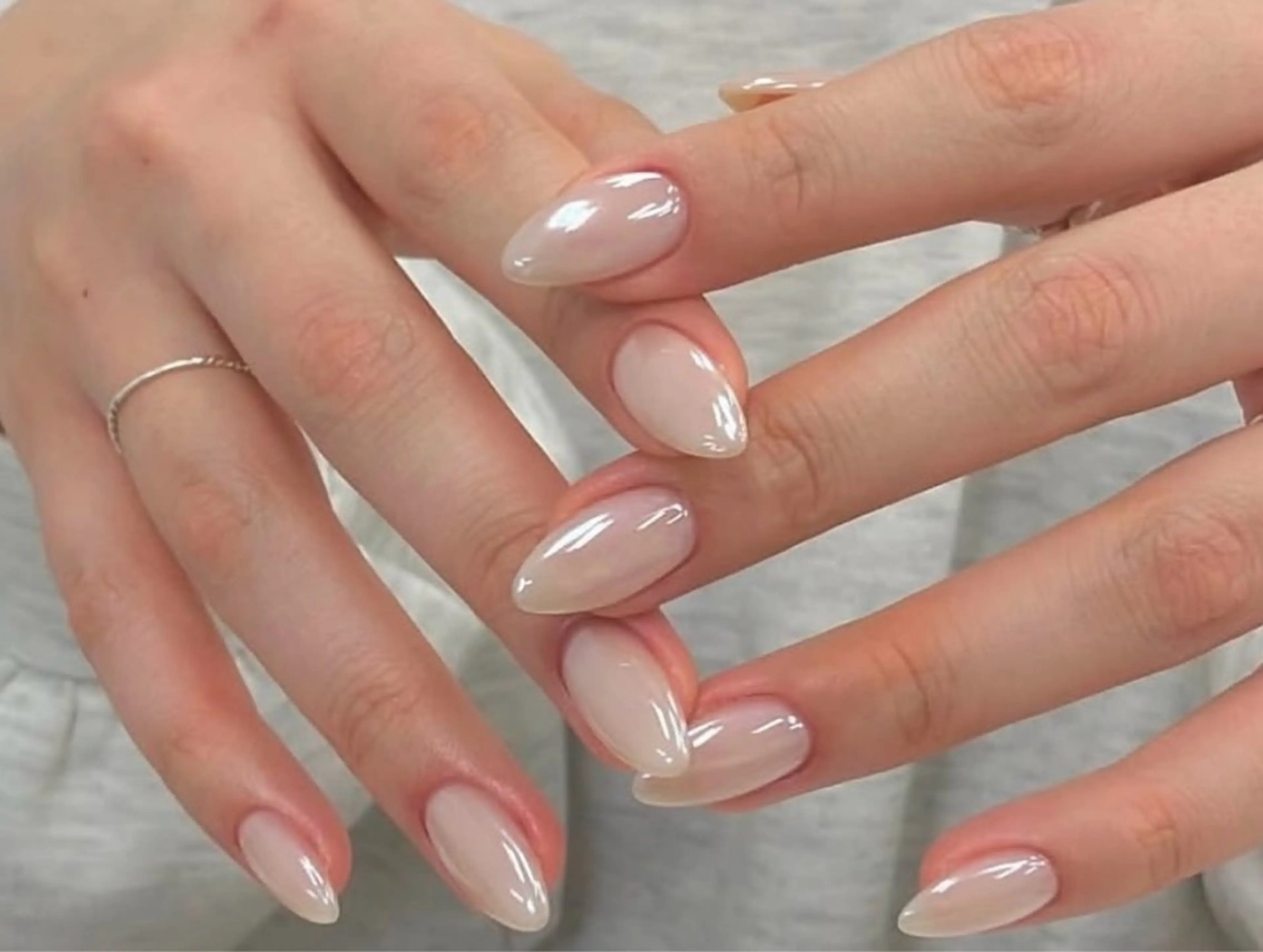 ネイル 韓国ネイル 持ち込み ニュアンスネイル ネイルチップ ハンドネイル TABI ANA.CHUOのネイルデザイン