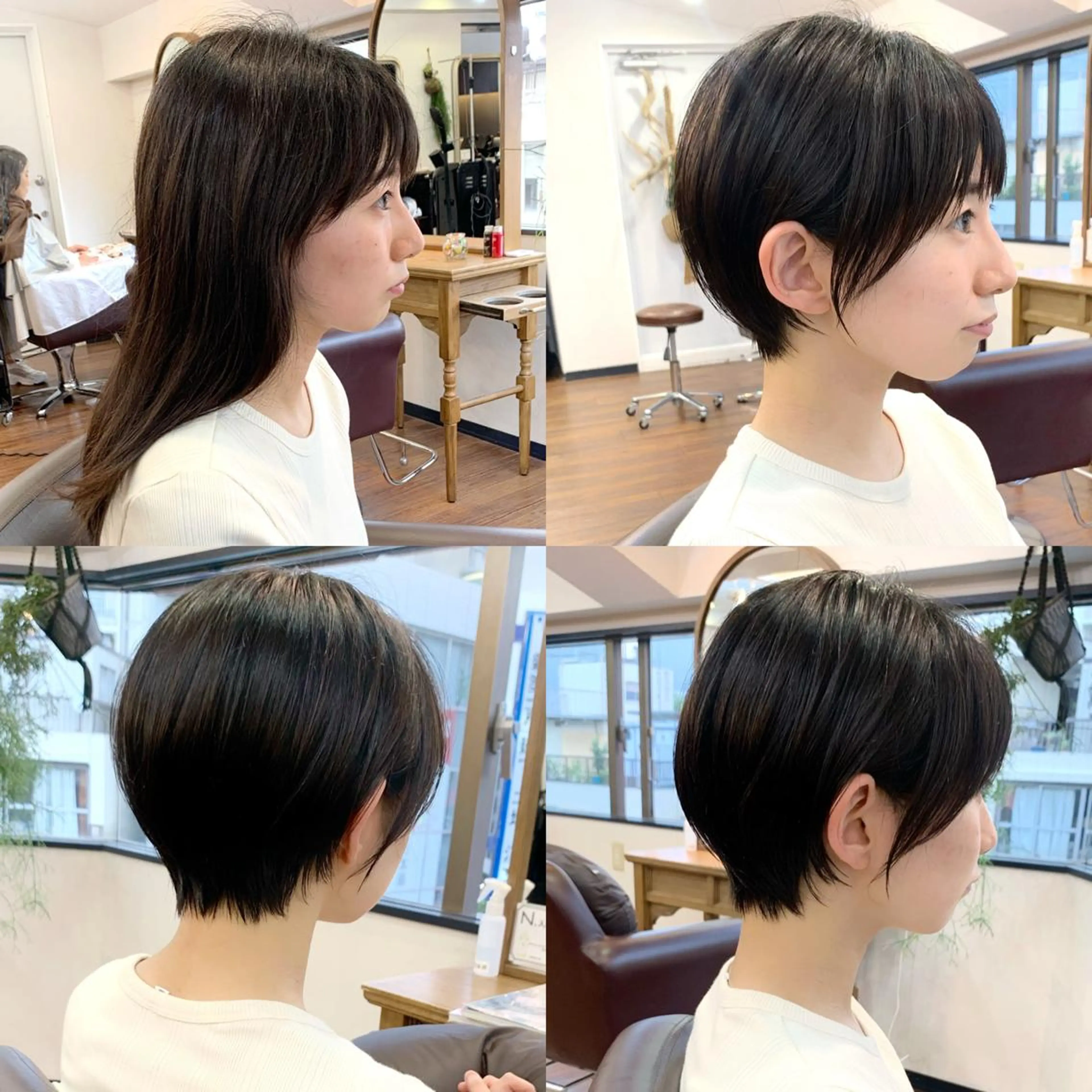 ショート 縮毛矯正/ショート/ レイヤー/畑中正敏のヘアスタイル