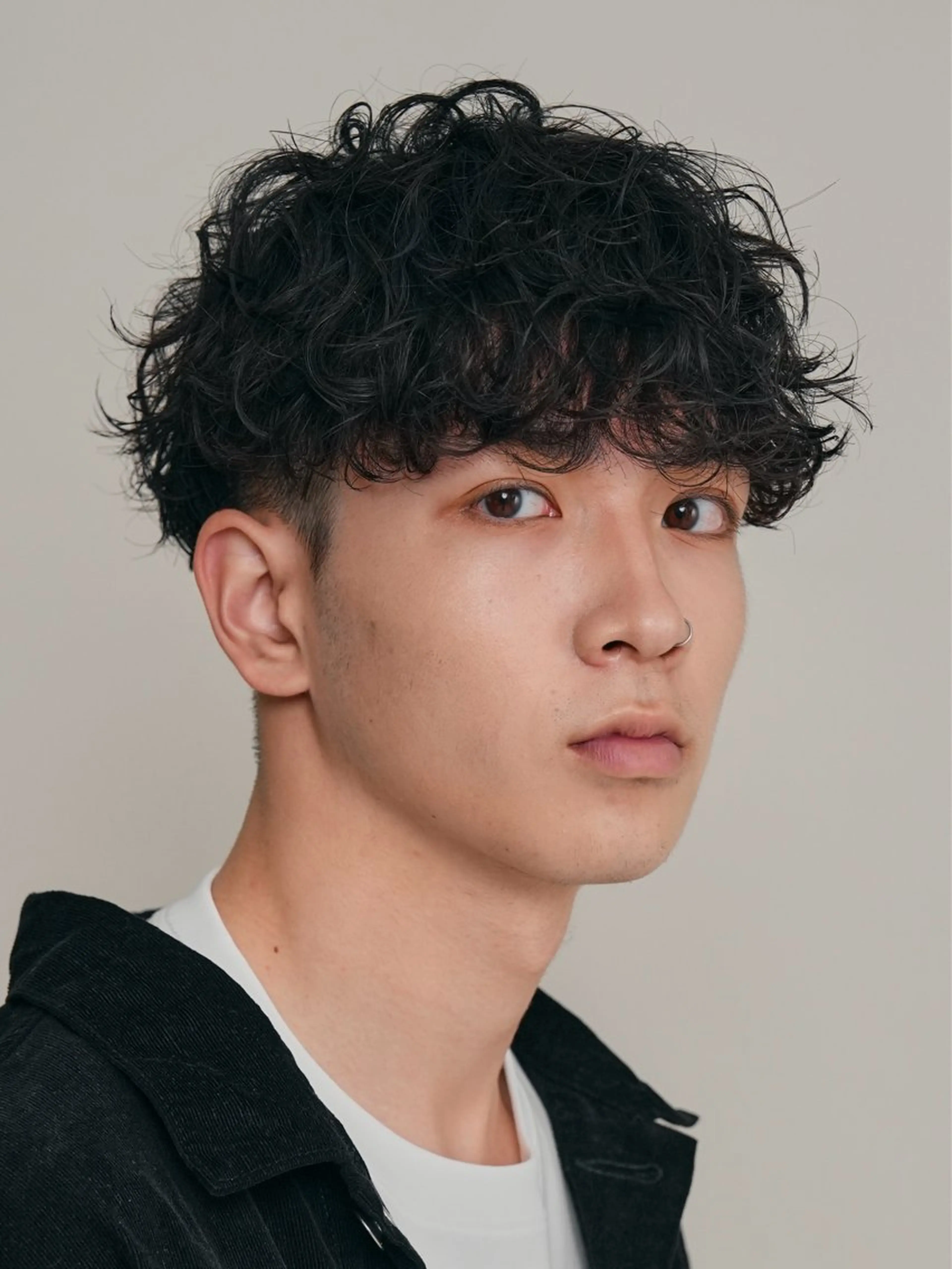 ショート パーマ メンズ マッシュ メンズパーマ 刈り上げ 波巻きパーマ カット パーマ fifth名駅所属・メンズパーマ 名古屋/水谷颯のヘアスタイル