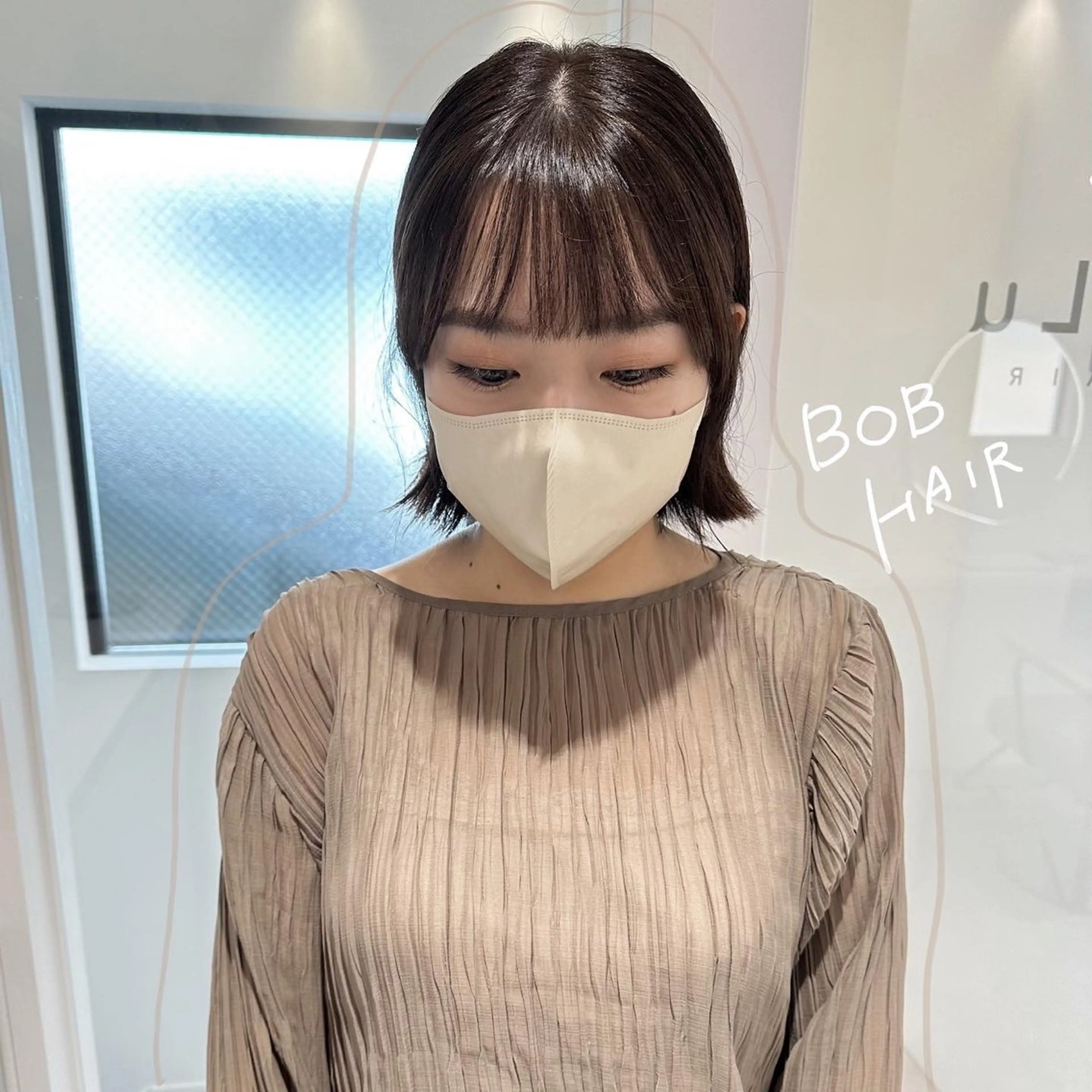 ミディアム カラー お洒落パーマ/ 艶カラー/michiのヘアスタイル