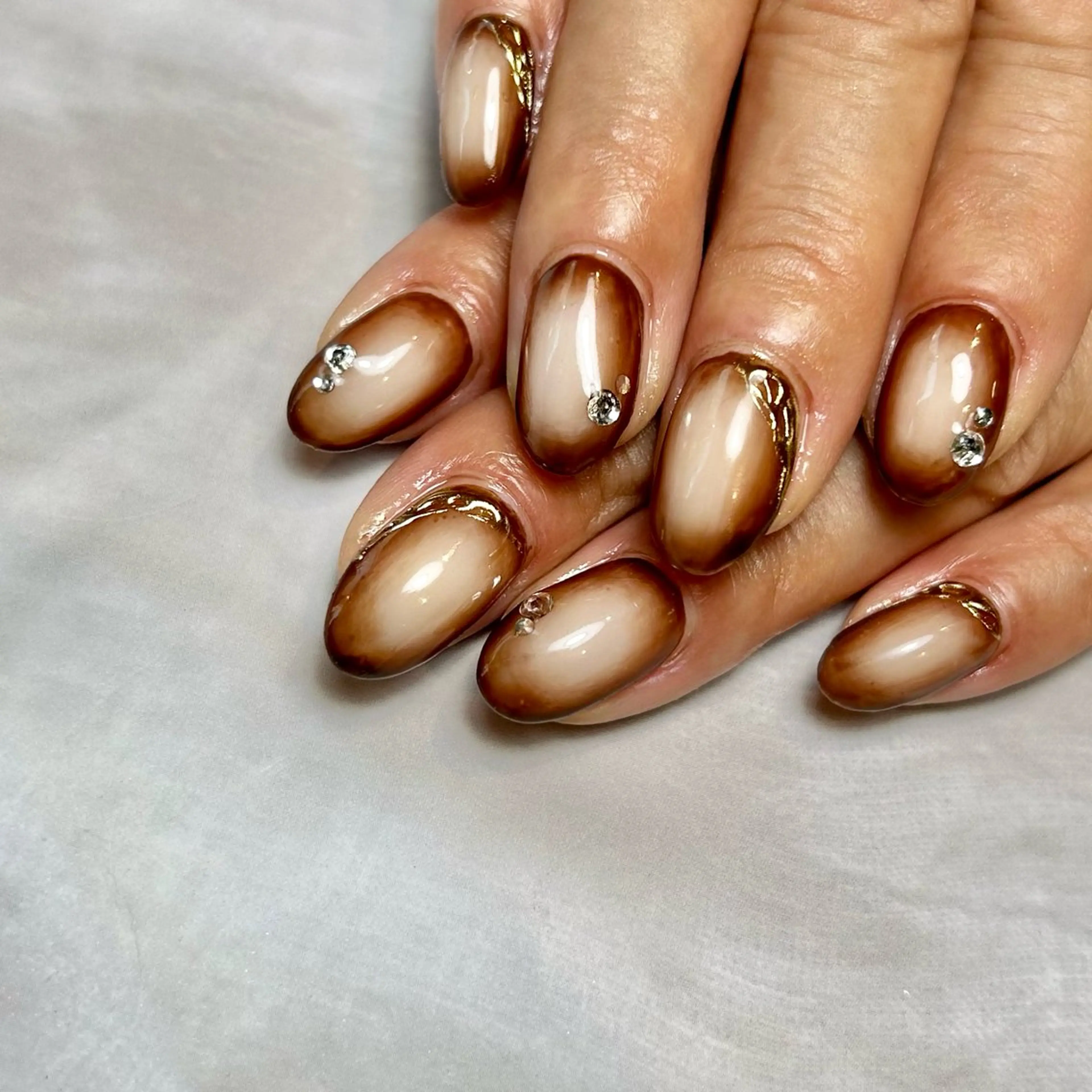 ネイル 持ち込み ハンドネイル Reflection marikoのネイルデザイン