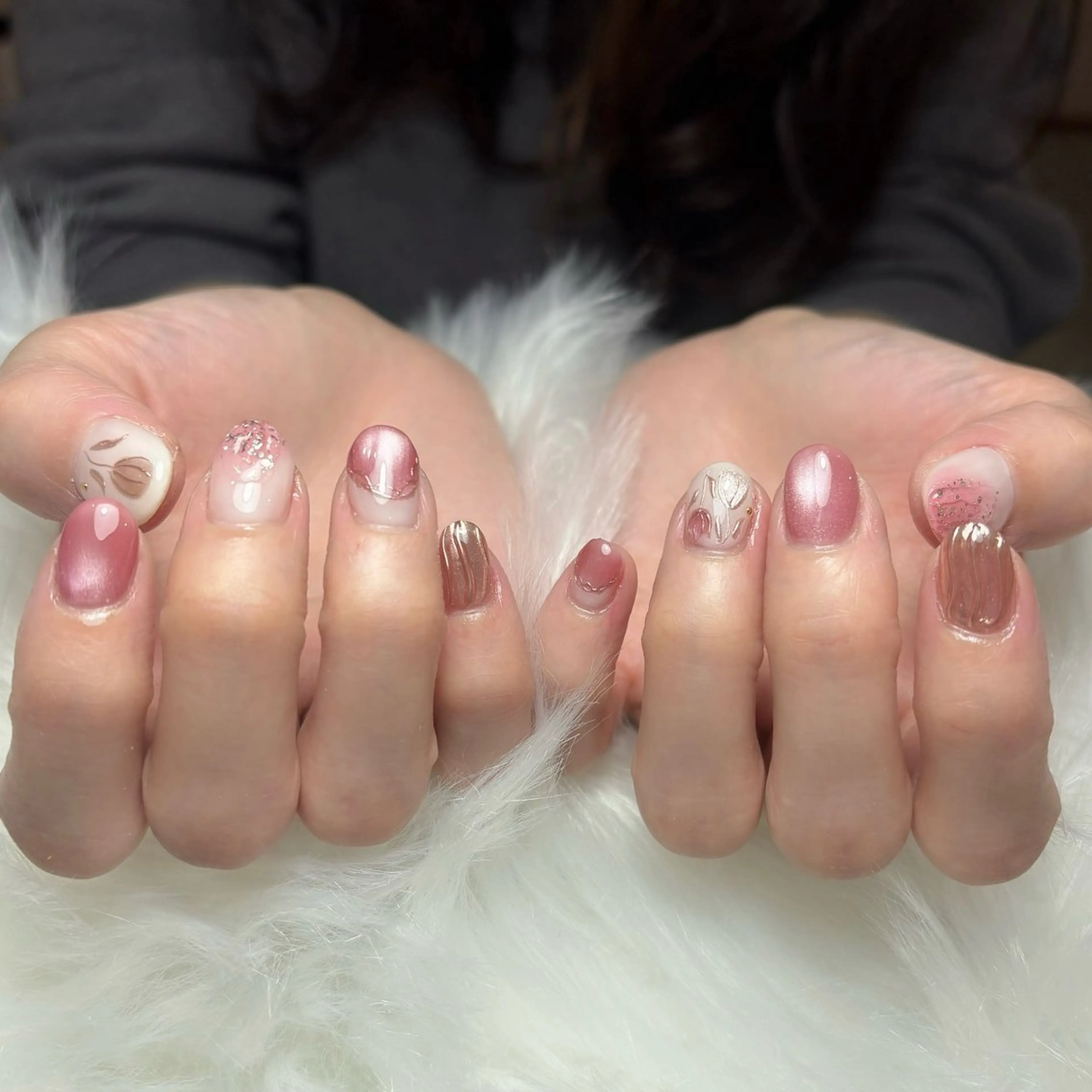 ネイル ソルネイルアンドアイラッシュ所属・山田 茉世のネイルデザイン